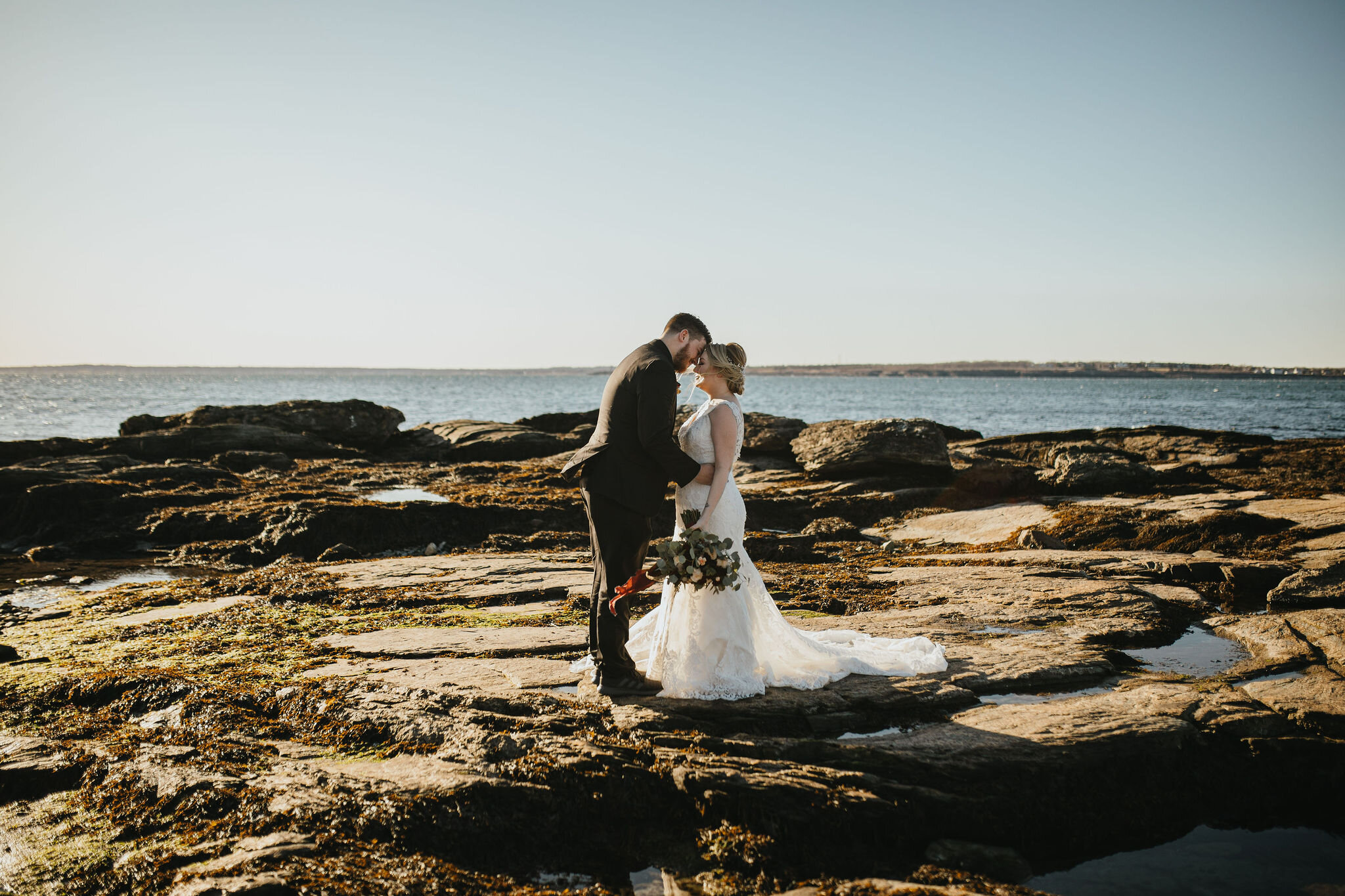 Rhode Island Intimate Wedding &amp; Elopement Photo/Video team Christina &amp; Jeremiah