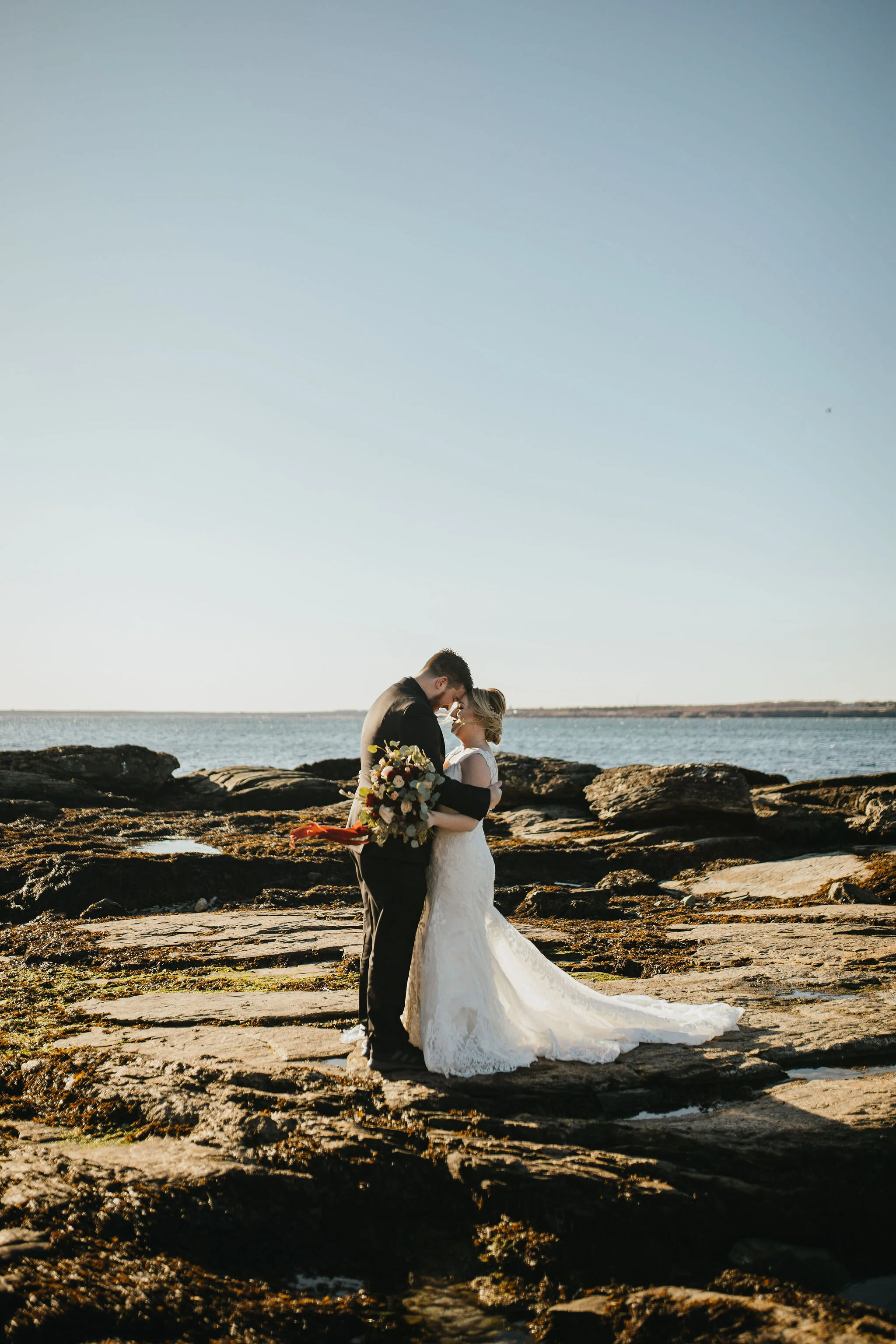 Rhode Island Intimate Wedding &amp; Elopement Photo/Video team Christina &amp; Jeremiah
