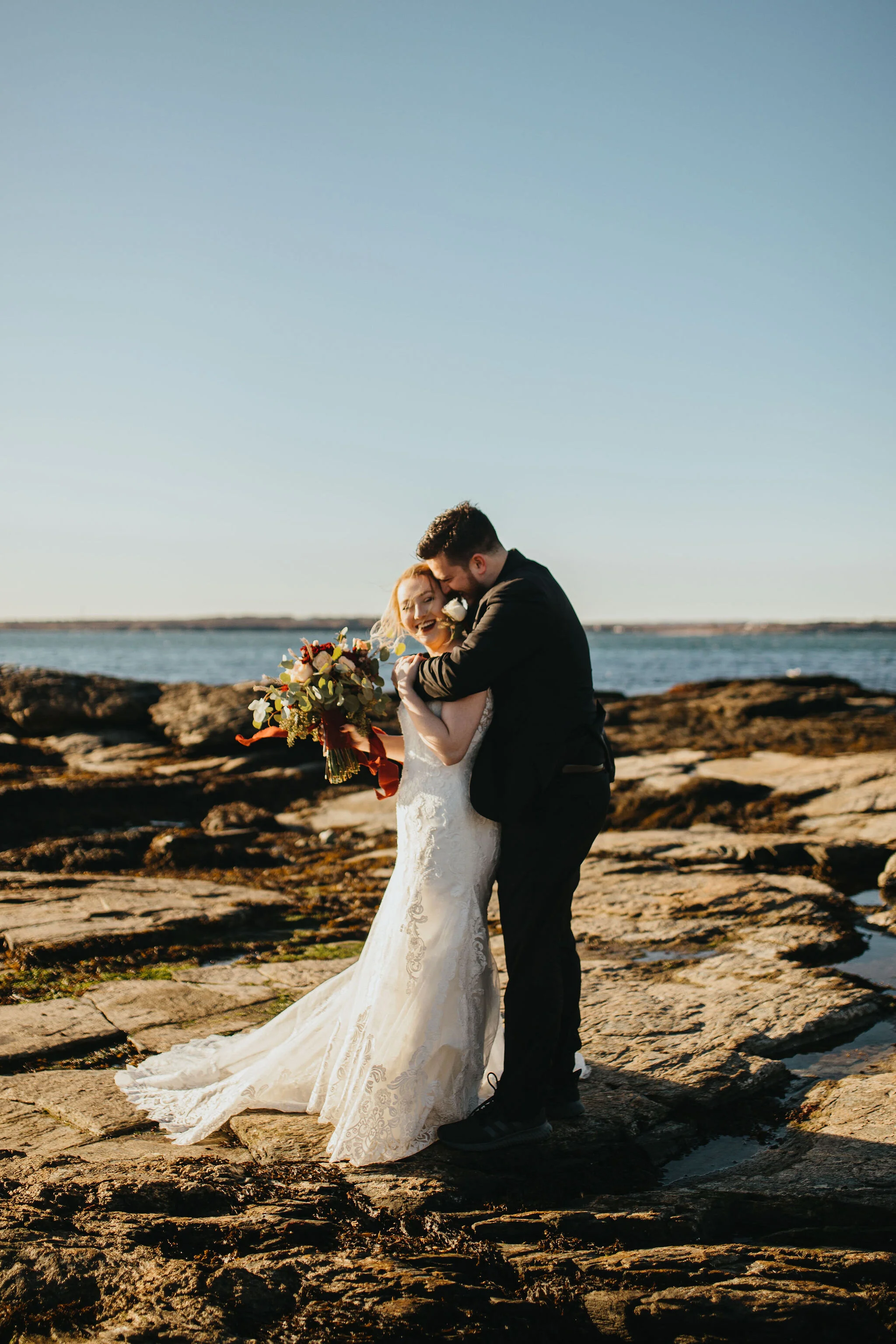 Rhode Island Intimate Wedding &amp; Elopement Photo/Video team Christina &amp; Jeremiah