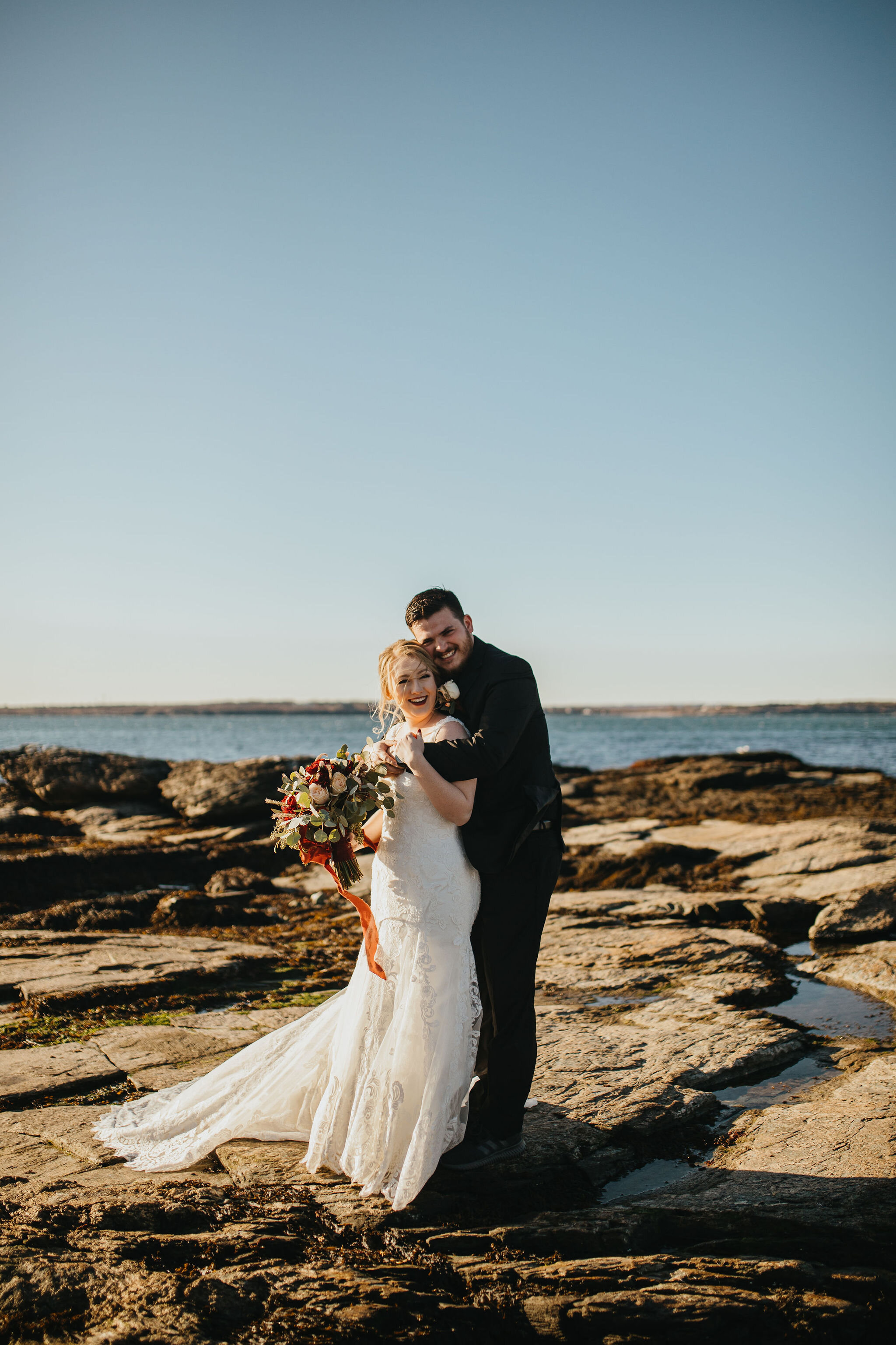 Rhode Island Intimate Wedding &amp; Elopement Photo/Video team Christina &amp; Jeremiah