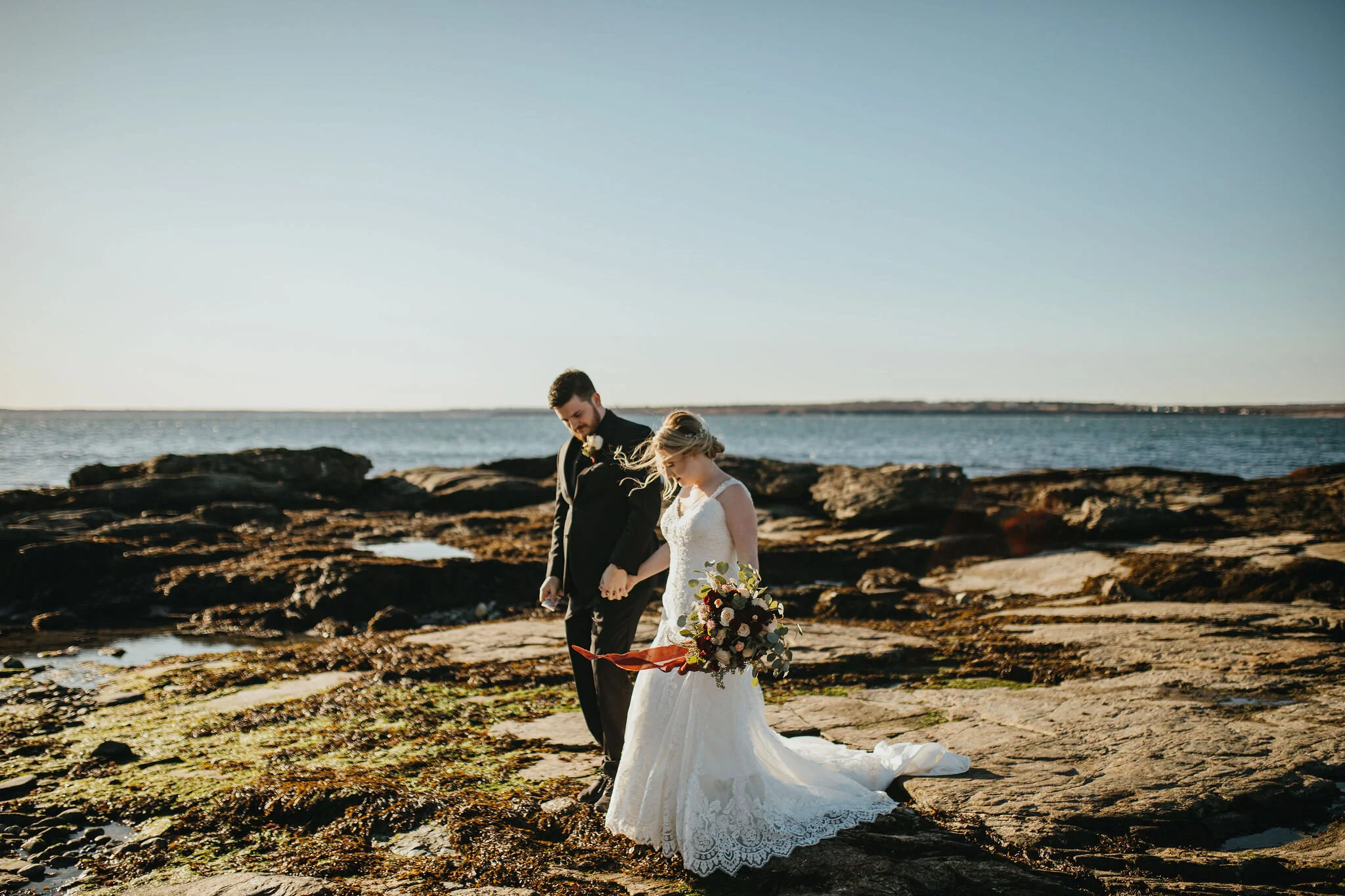 Rhode Island Intimate Wedding &amp; Elopement Photo/Video team Christina &amp; Jeremiah