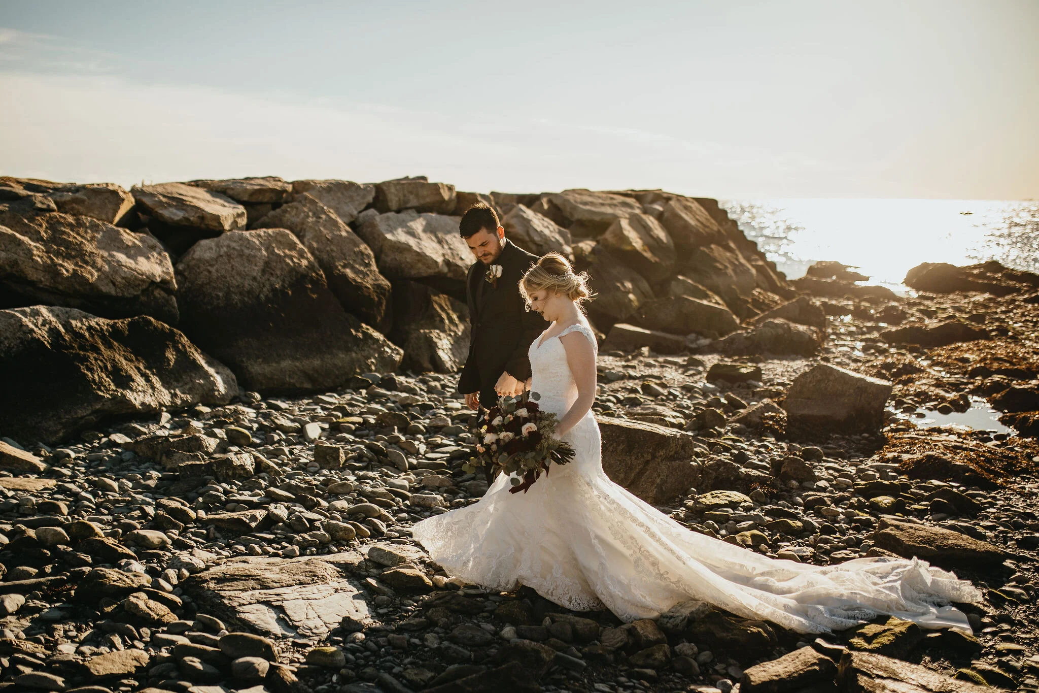 Rhode Island Intimate Wedding &amp; Elopement Photo/Video team Christina &amp; Jeremiah