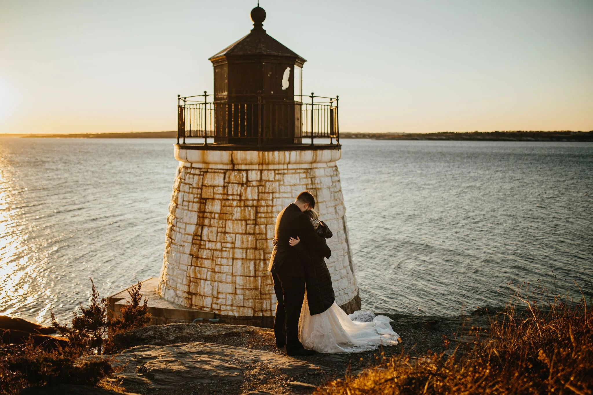 Rhode Island Intimate Wedding &amp; Elopement Photo/Video team Christina &amp; Jeremiah