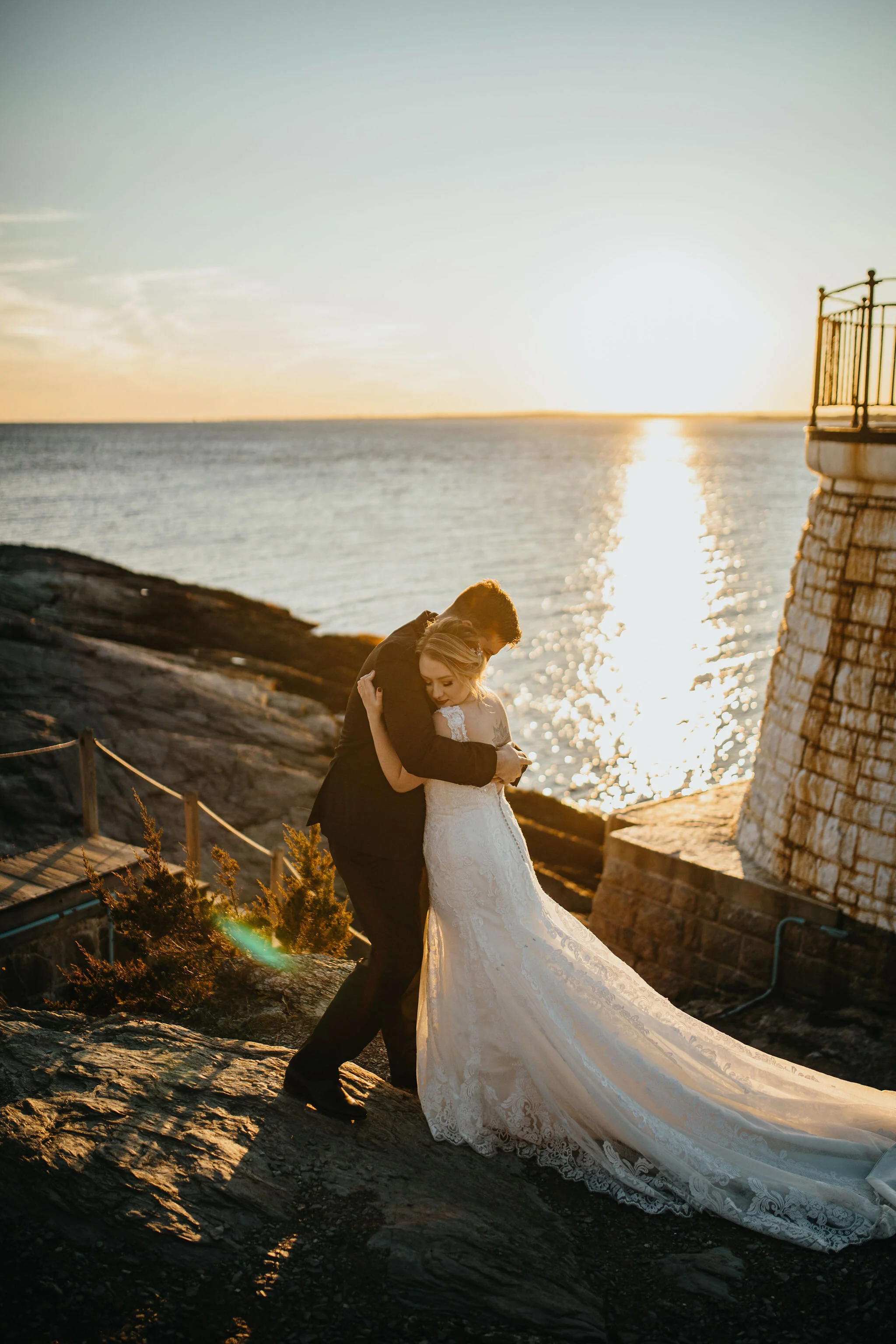 Rhode Island Intimate Wedding &amp; Elopement Photo/Video team Christina &amp; Jeremiah