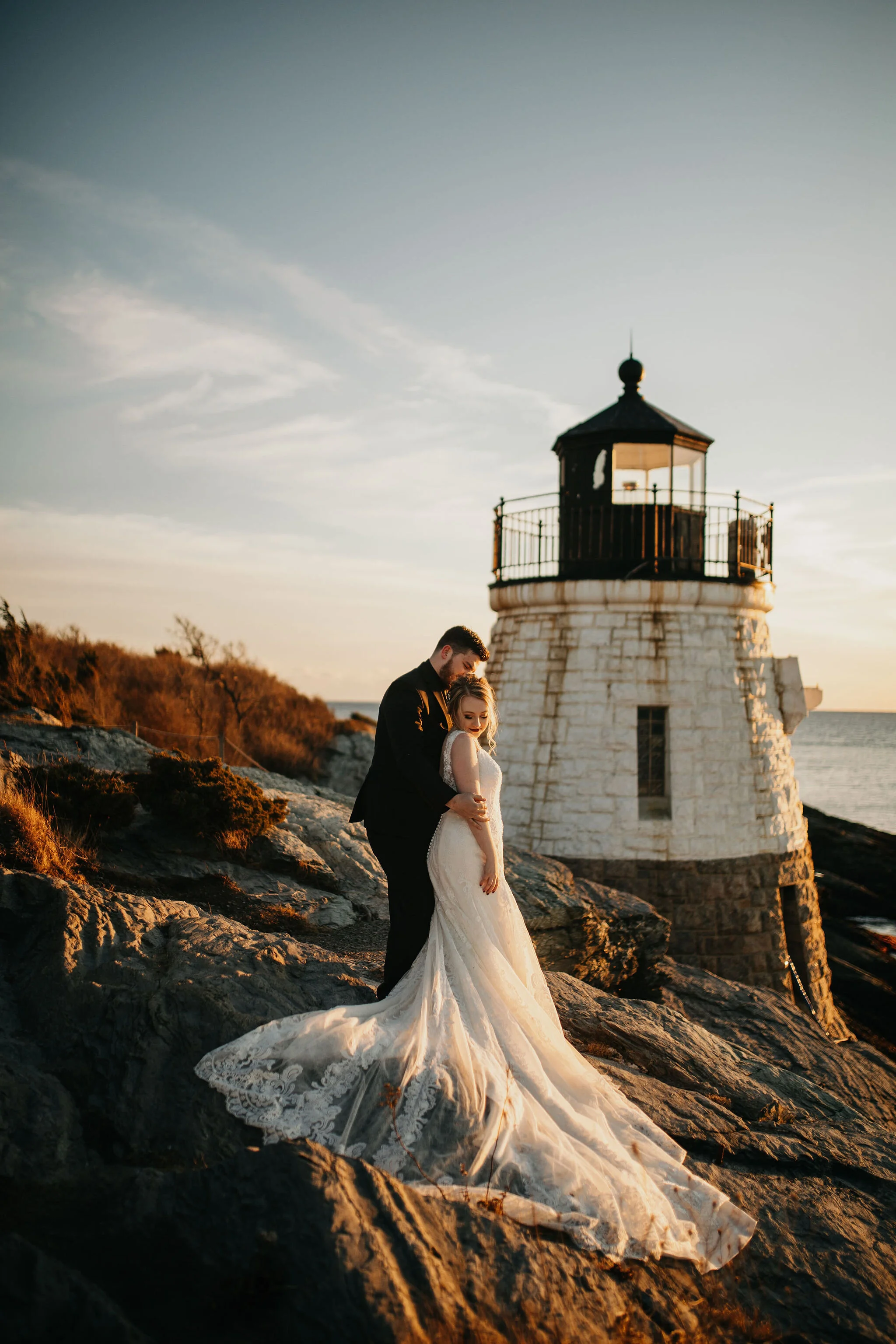 Rhode Island Intimate Wedding &amp; Elopement Photo/Video team Christina &amp; Jeremiah