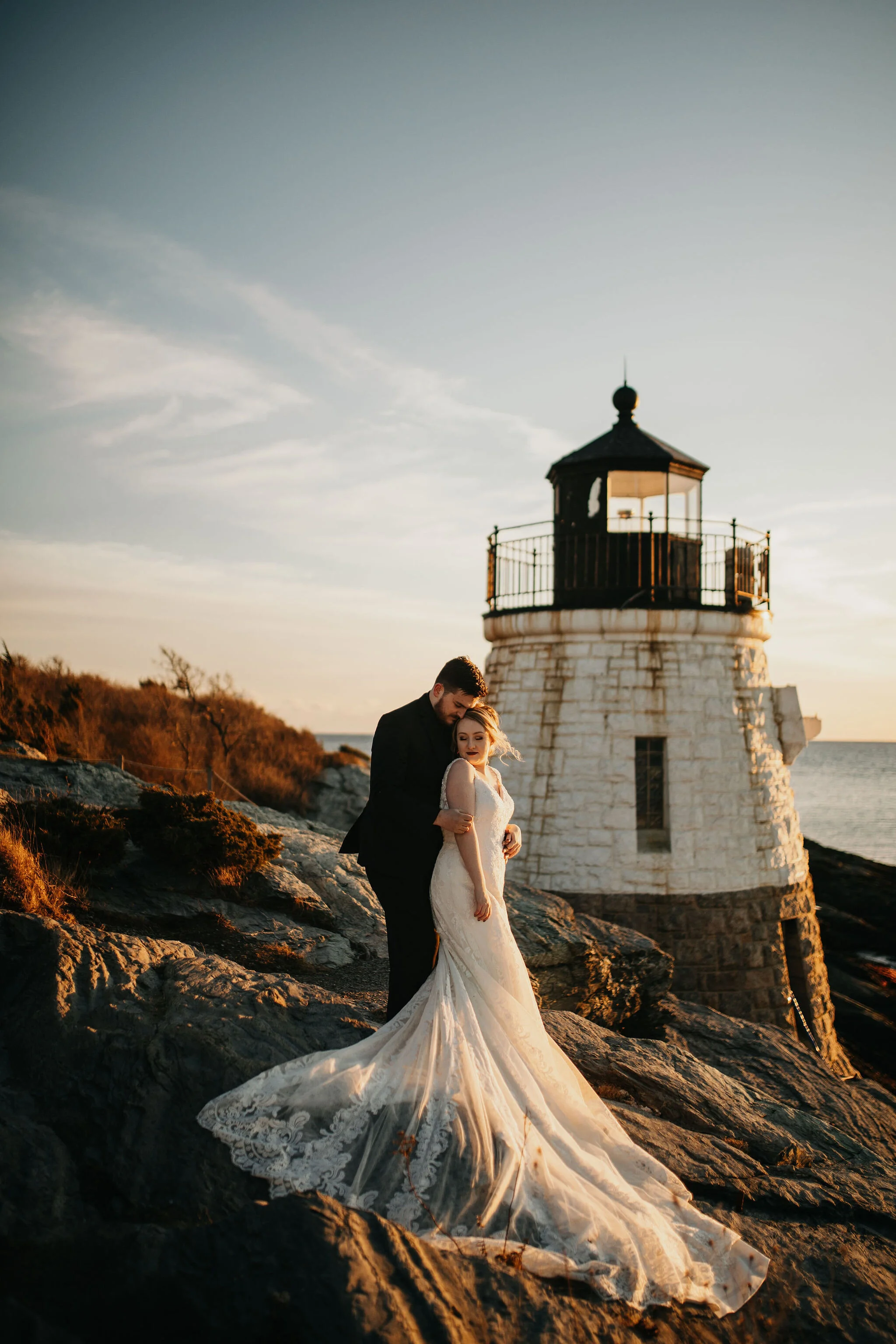 Rhode Island Intimate Wedding &amp; Elopement Photo/Video team Christina &amp; Jeremiah