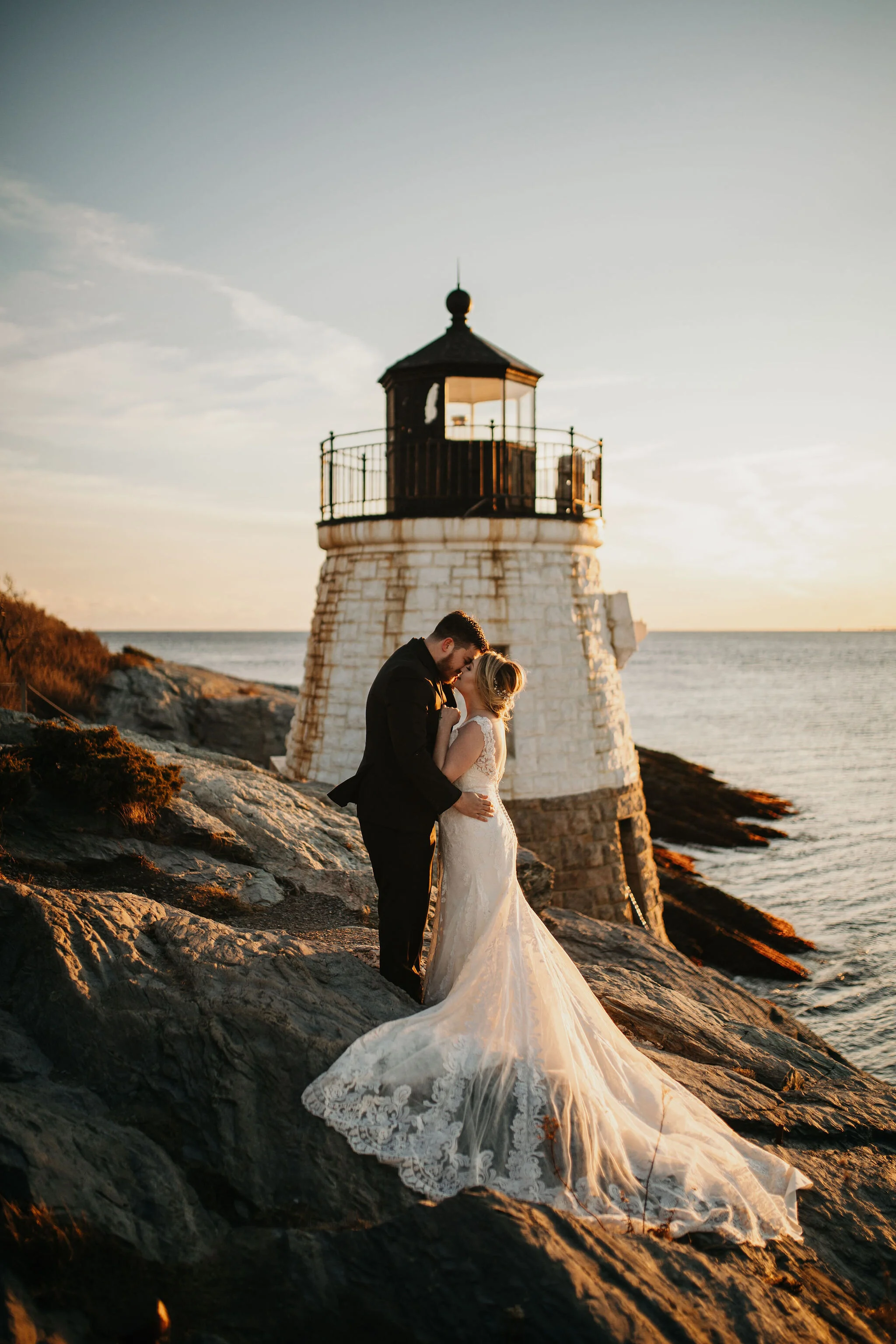 Rhode Island Intimate Wedding &amp; Elopement Photo/Video team Christina &amp; Jeremiah