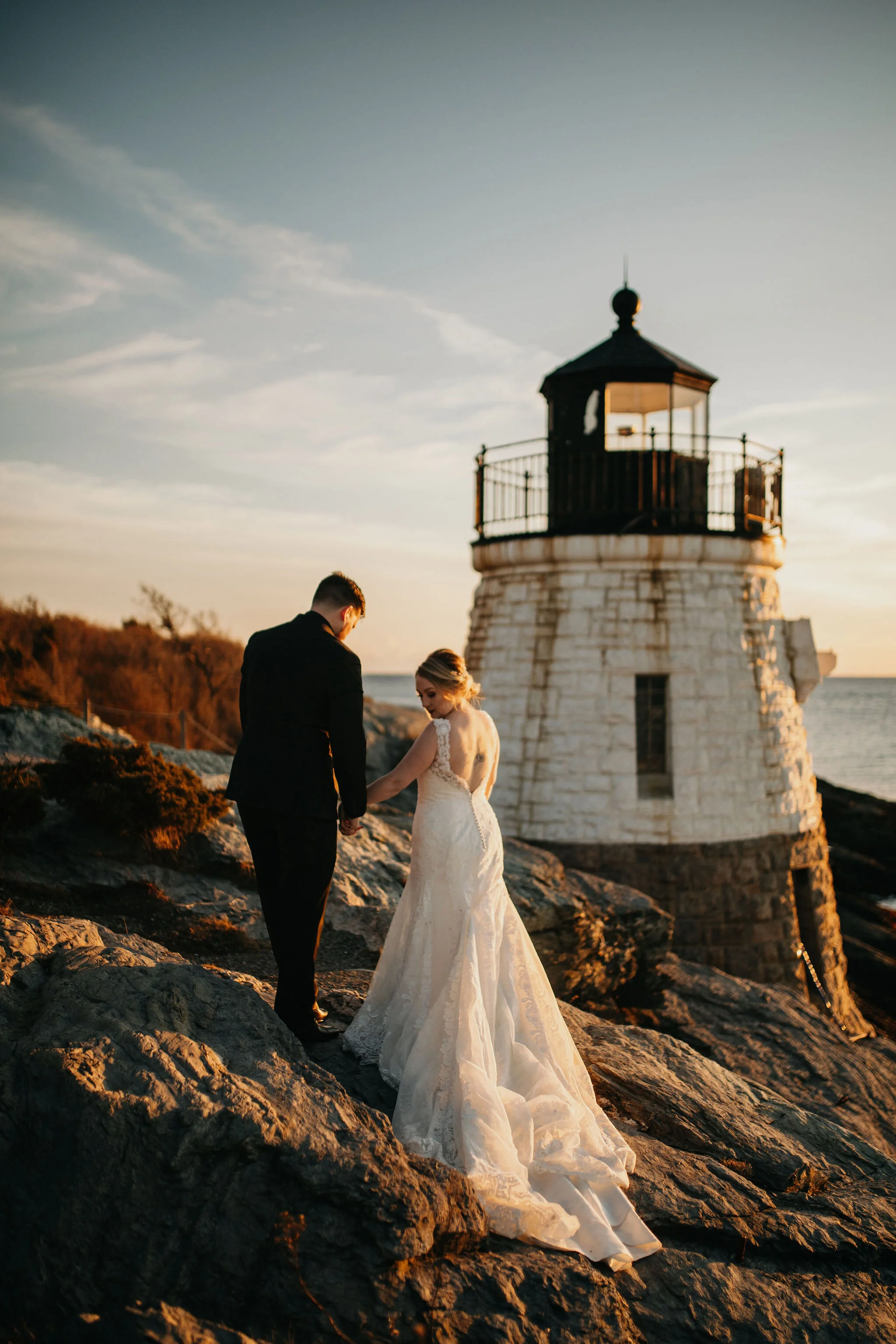 Rhode Island Intimate Wedding &amp; Elopement Photo/Video team Christina &amp; Jeremiah