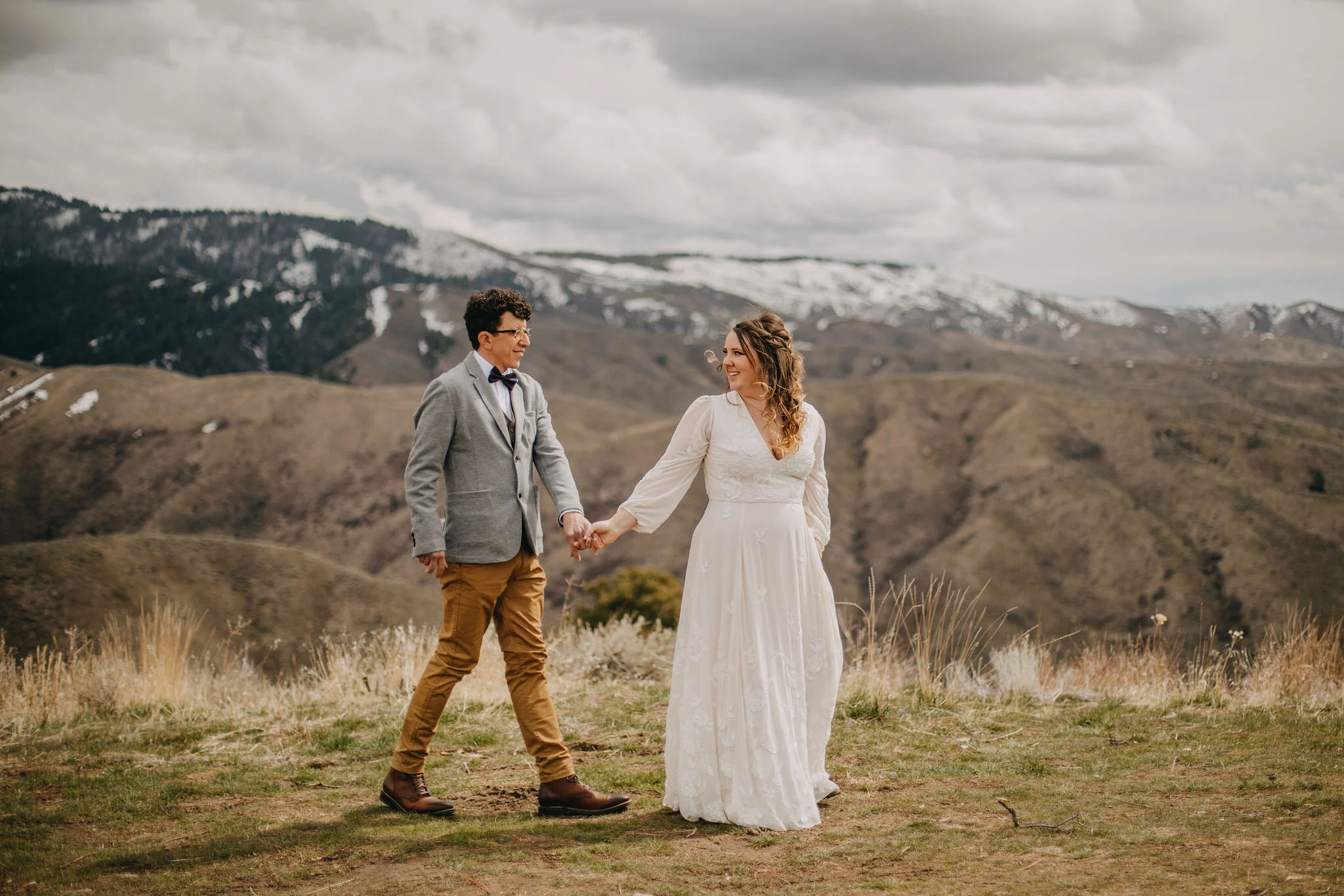 Mountainous Intimate Boise Elopement | Idaho Wedding and Elopement Photo/Video Team