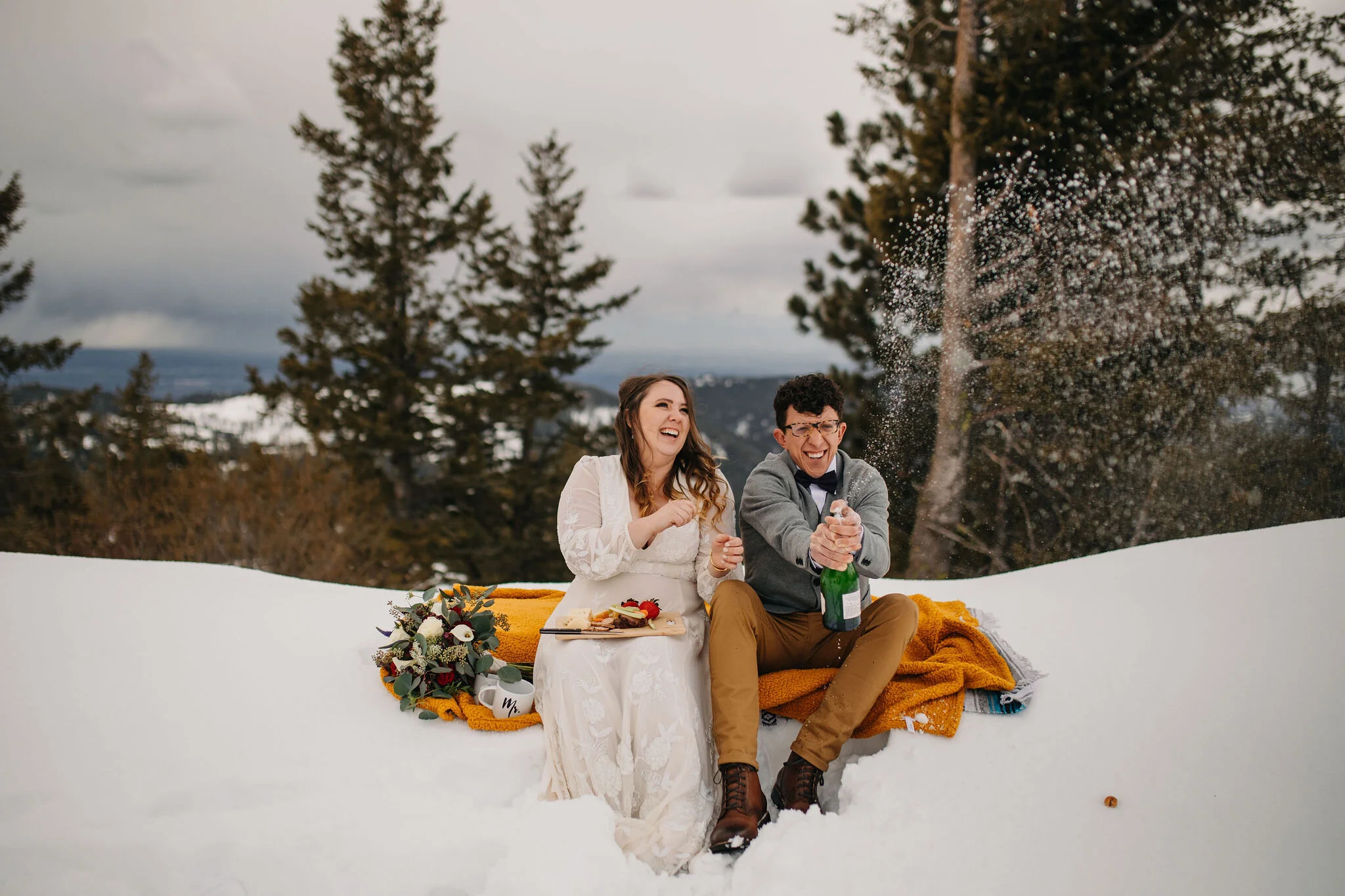 Mountainous Intimate Boise Elopement | Idaho Wedding and Elopement Photo/Video Team