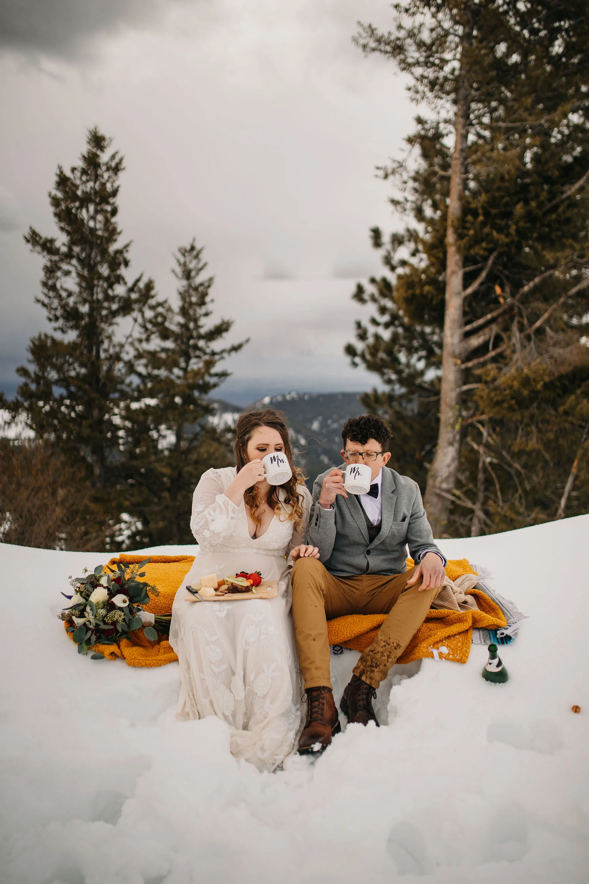 Mountainous Intimate Boise Elopement | Idaho Wedding and Elopement Photo/Video Team