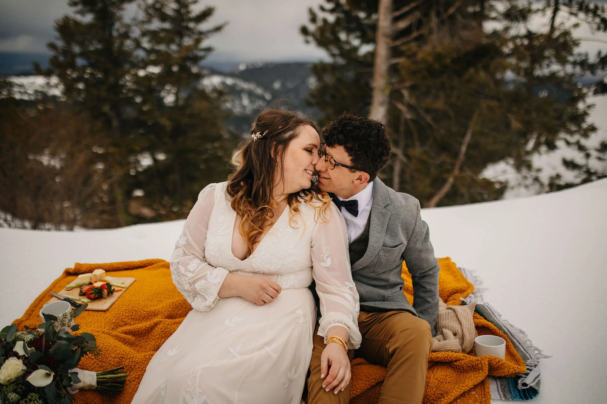 Mountainous Intimate Boise Elopement | Idaho Wedding and Elopement Photo/Video Team