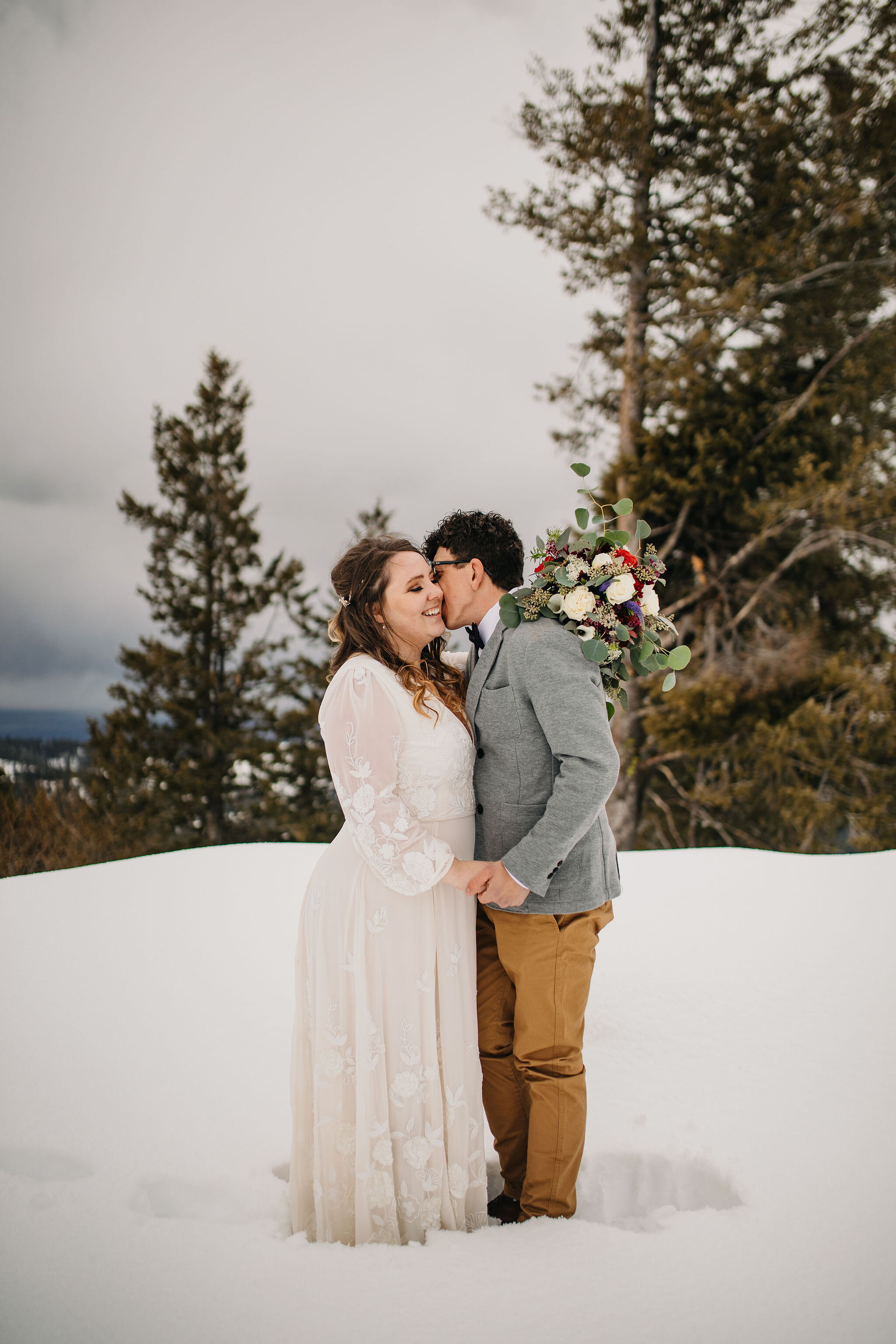 Mountainous Intimate Boise Elopement | Idaho Wedding and Elopement Photo/Video Team