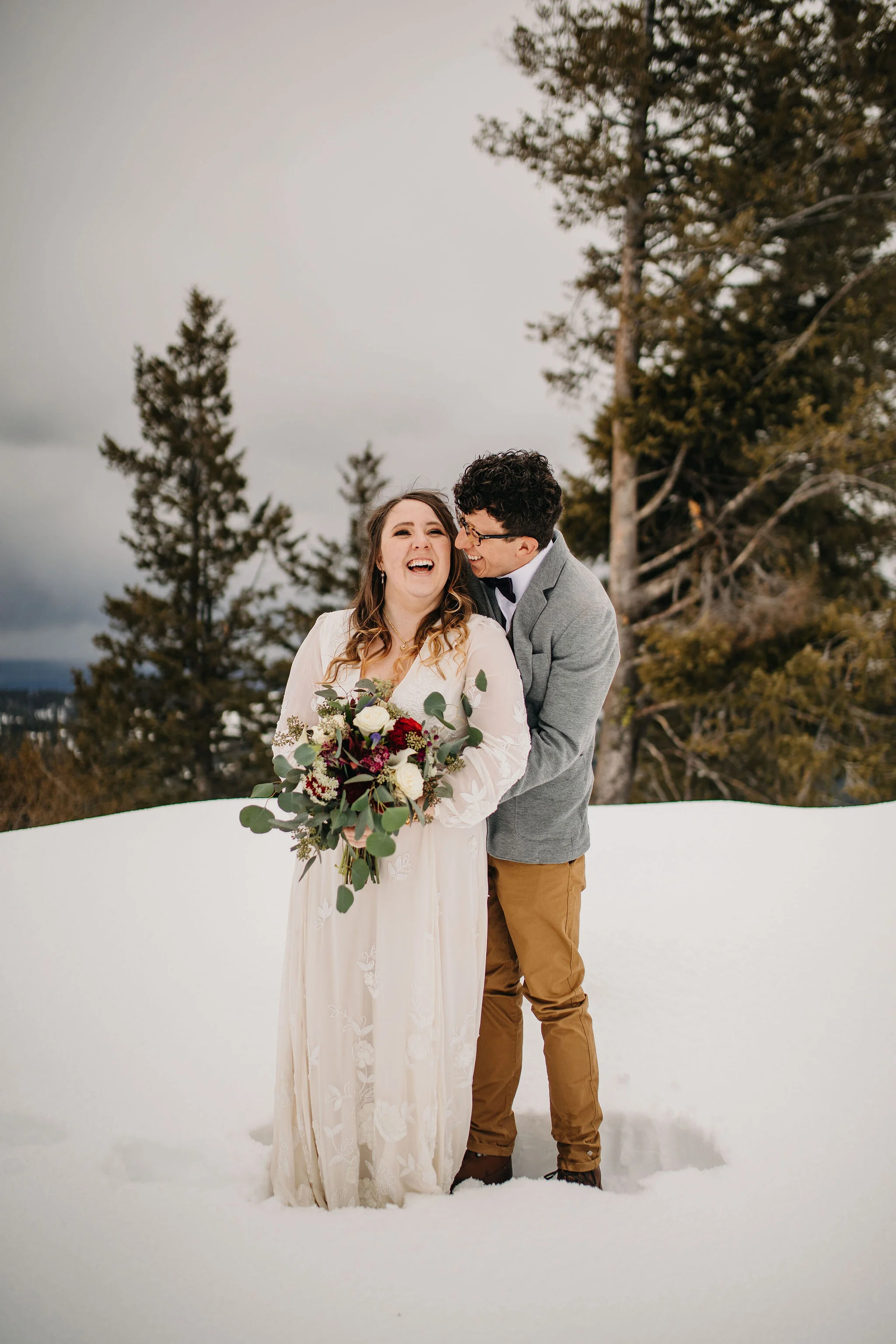 Mountainous Intimate Boise Elopement | Idaho Wedding and Elopement Photo/Video Team