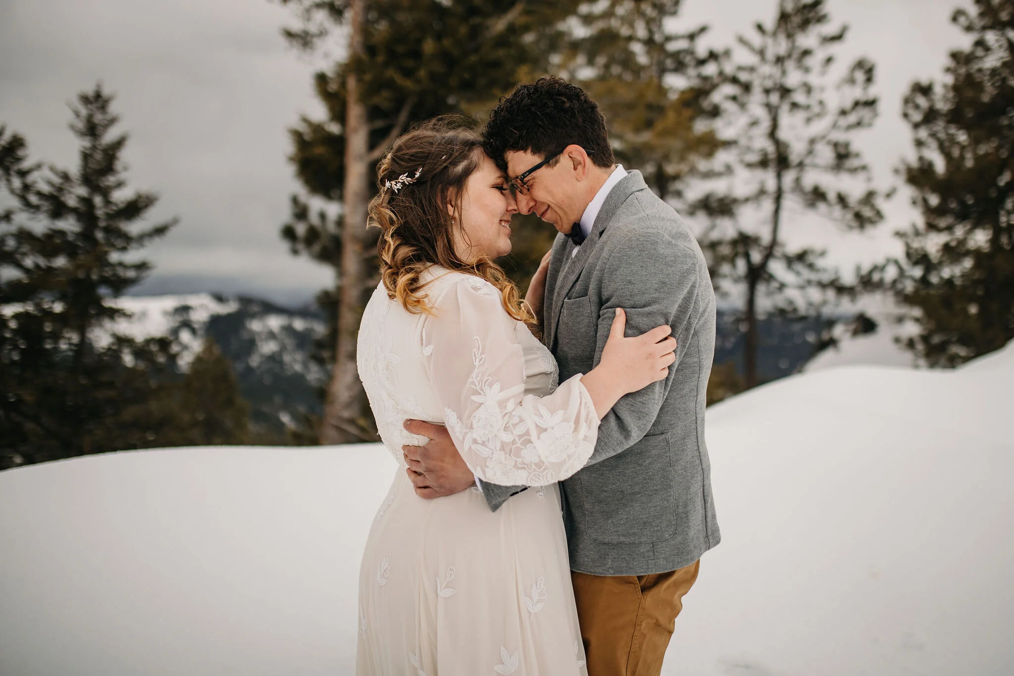 Mountainous Intimate Boise Elopement | Idaho Wedding and Elopement Photo/Video Team