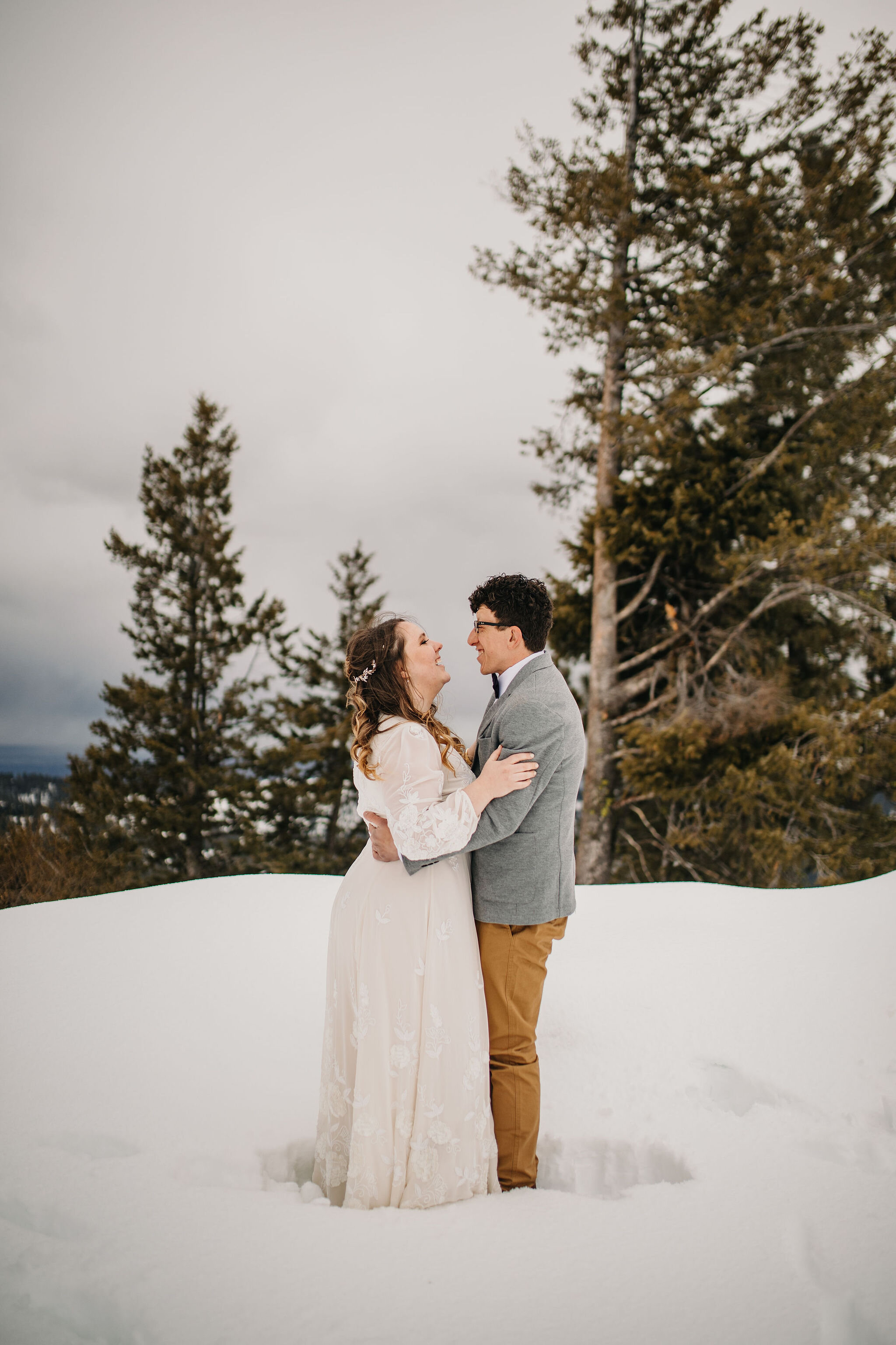 Mountainous Intimate Boise Elopement | Idaho Wedding and Elopement Photo/Video Team