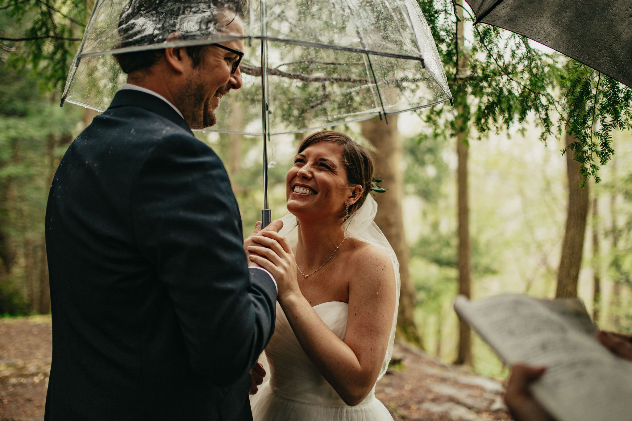 Luscious Forest Greenery Adventure Elopement Ceremony Photos