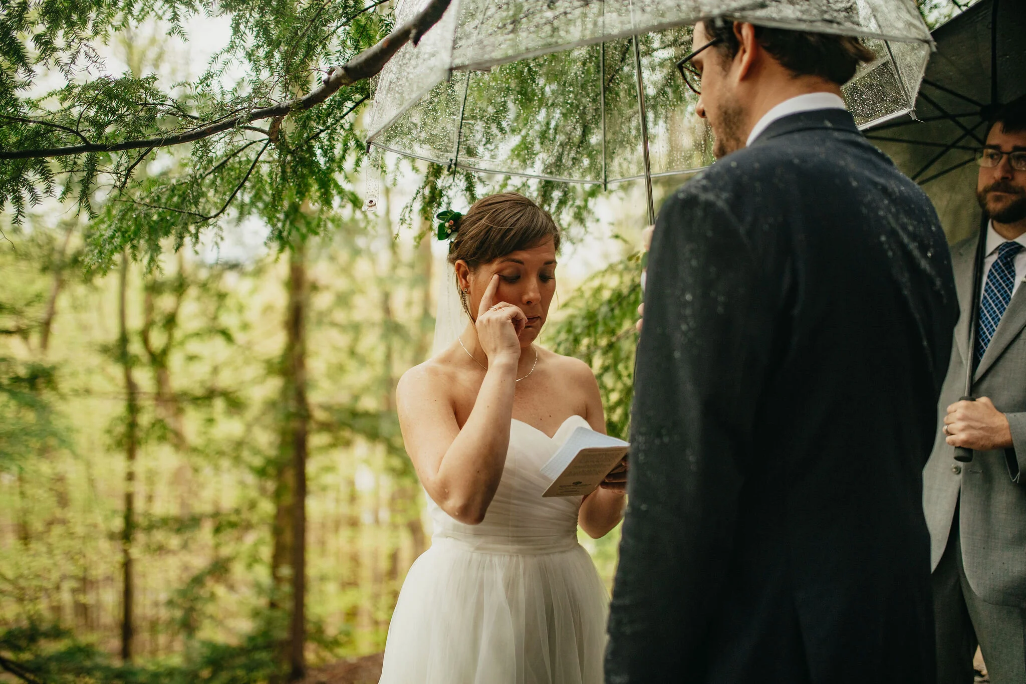 Luscious Forest Greenery Adventure Elopement Ceremony Photos