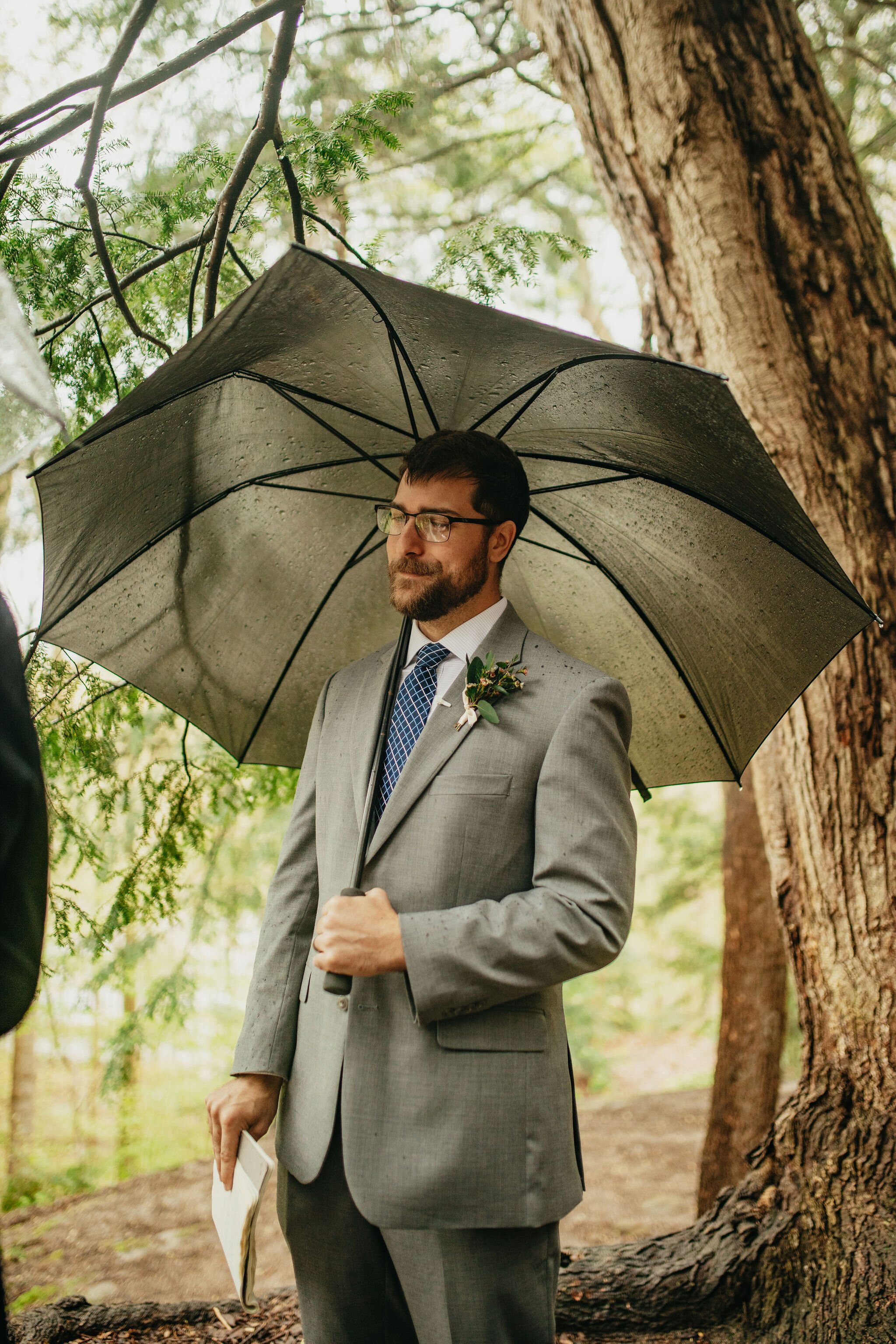 Luscious Forest Greenery Adventure Elopement Ceremony Photos