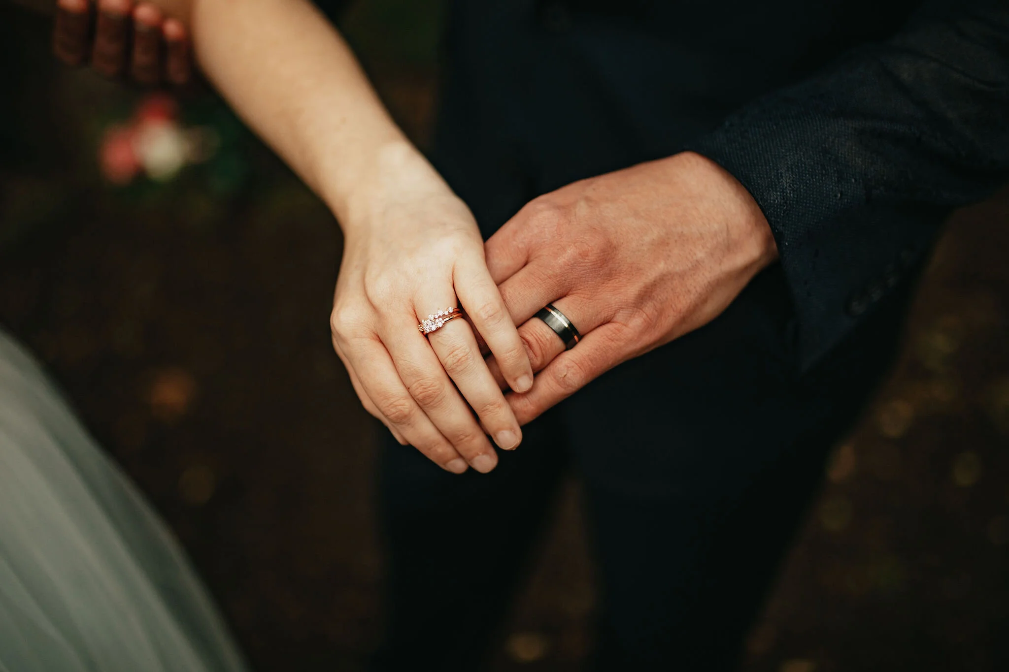 Rainy Forest Adventure Elopement Ceremony Photos