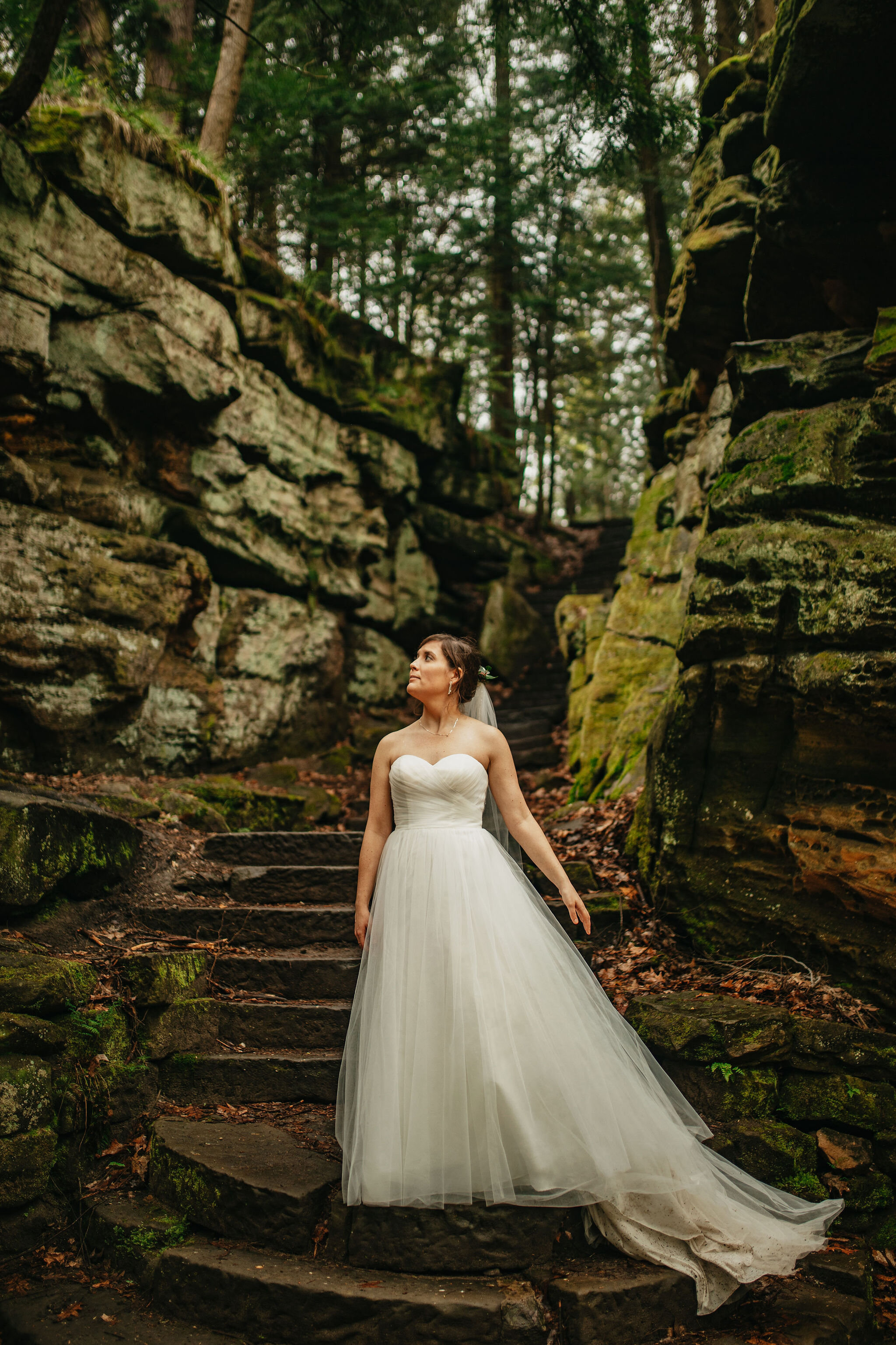 Adventure Elopement Bridal Photos