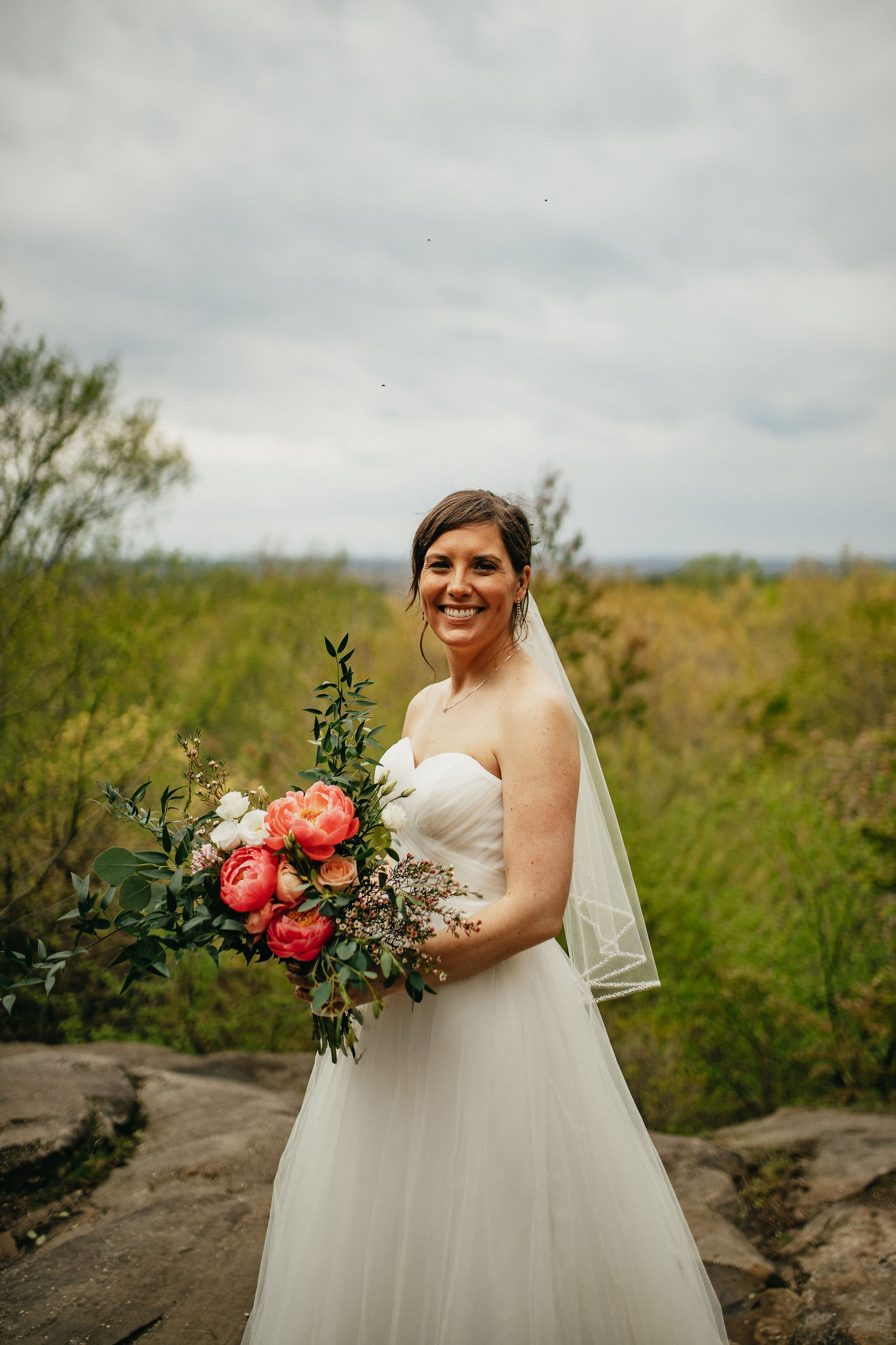 Hiking Elopement Bride Photos