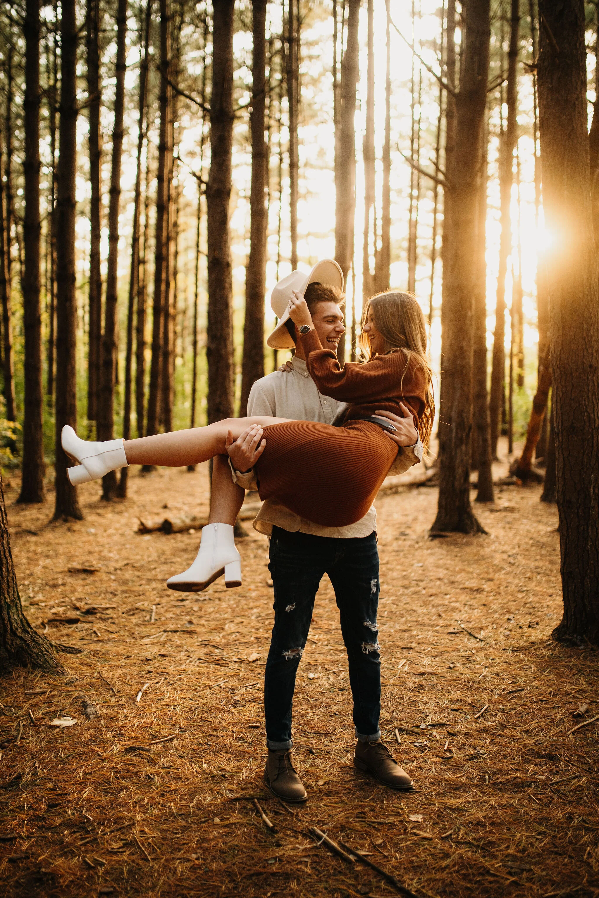 Fall Engagement Inspiration Photos by Christina &amp; Jeremiah