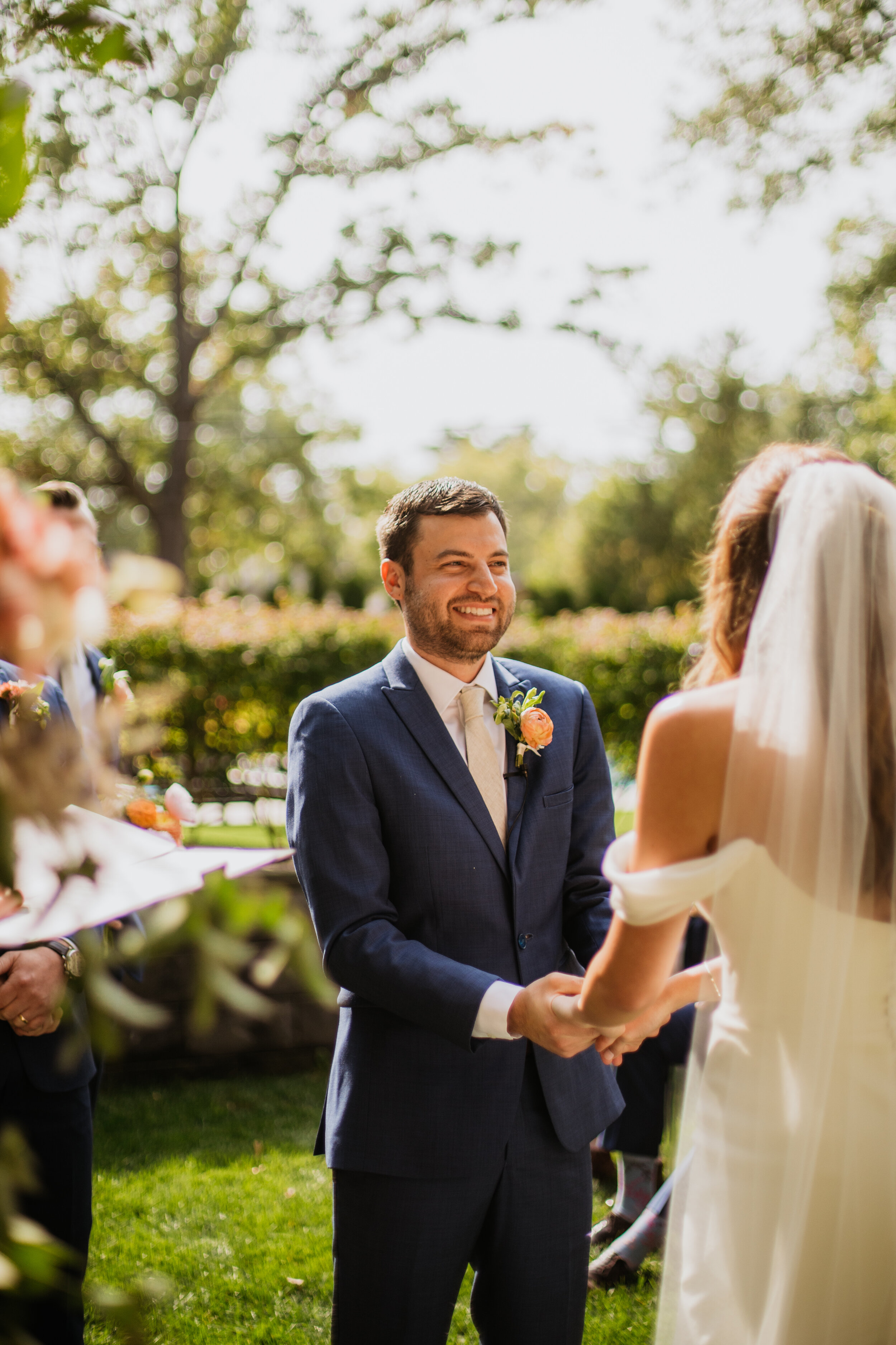 Backyard Airbnb Michigan Wedding