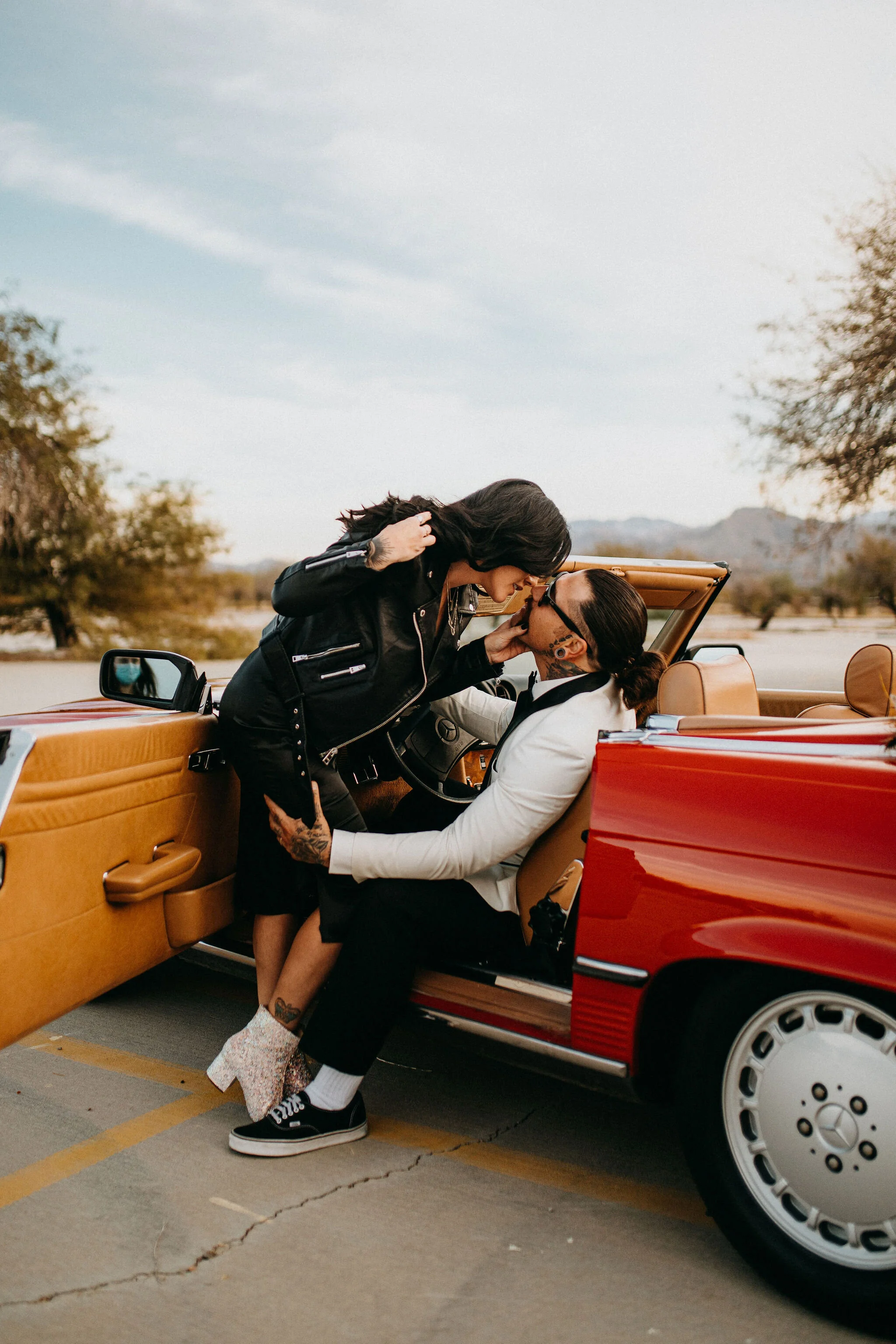 Palm Springs Retro Couple Photoshoot
