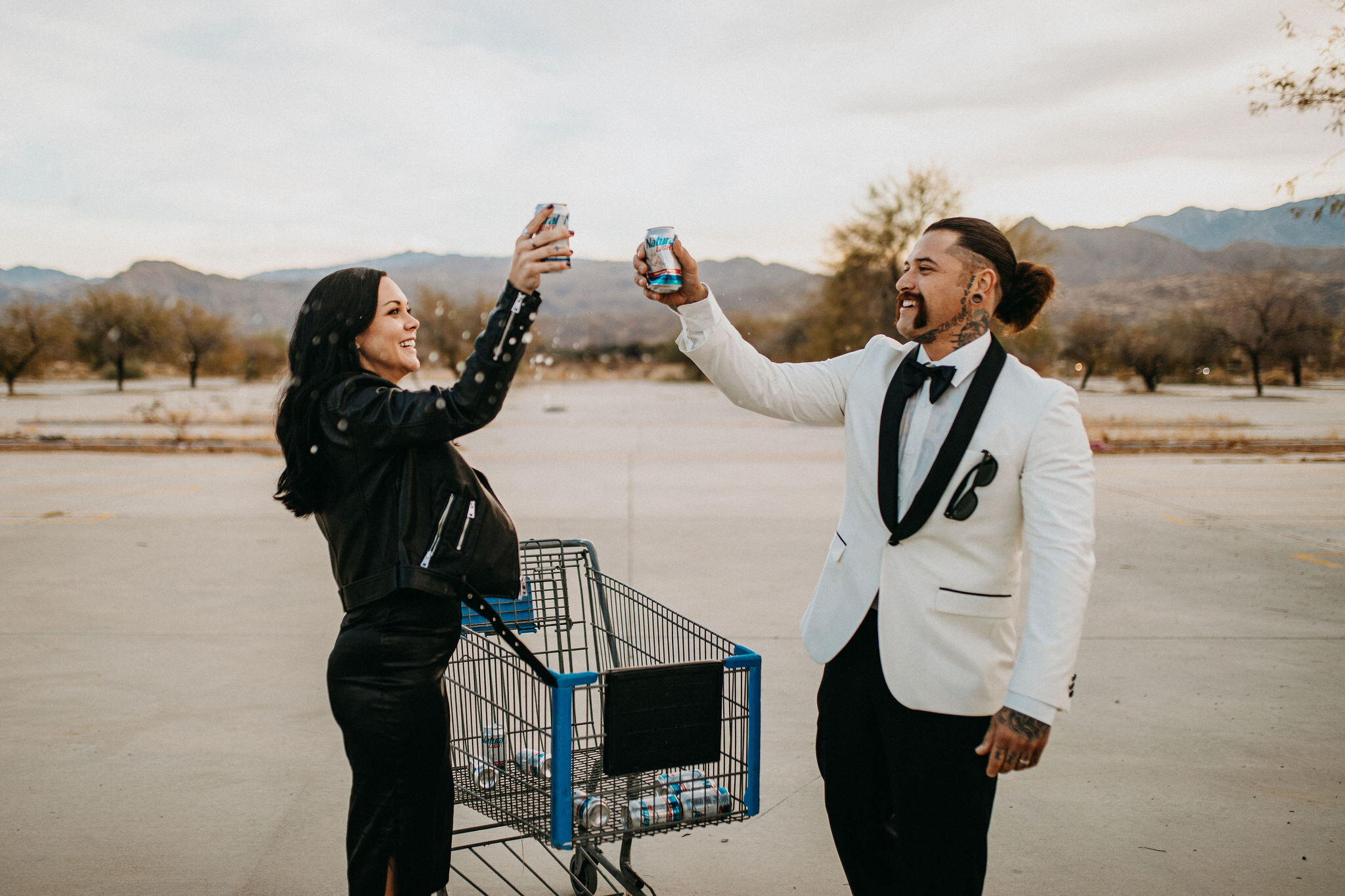 Edgy Palm Springs Couple Photoshoot