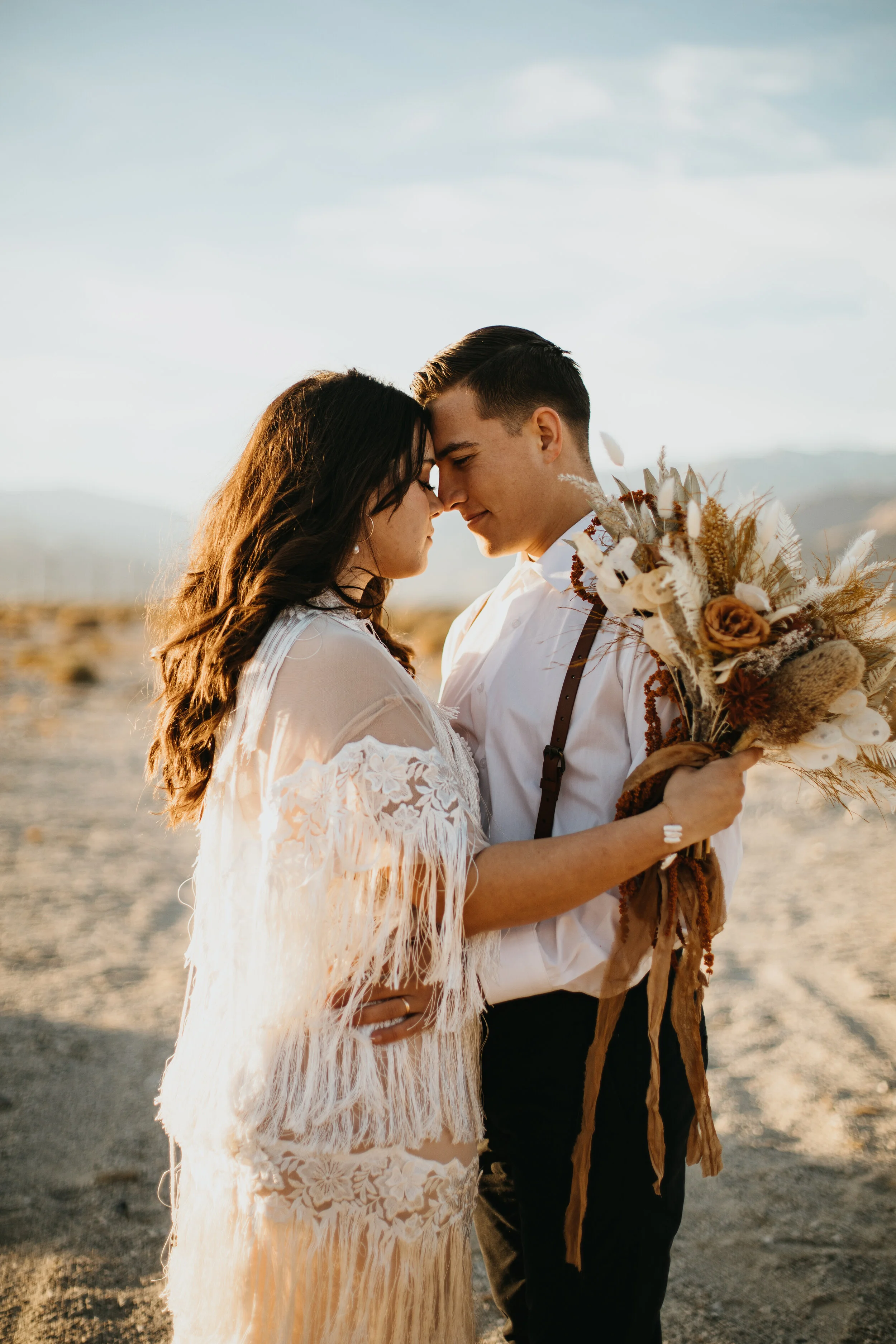 Palm Springs Windmill Elopement Photos