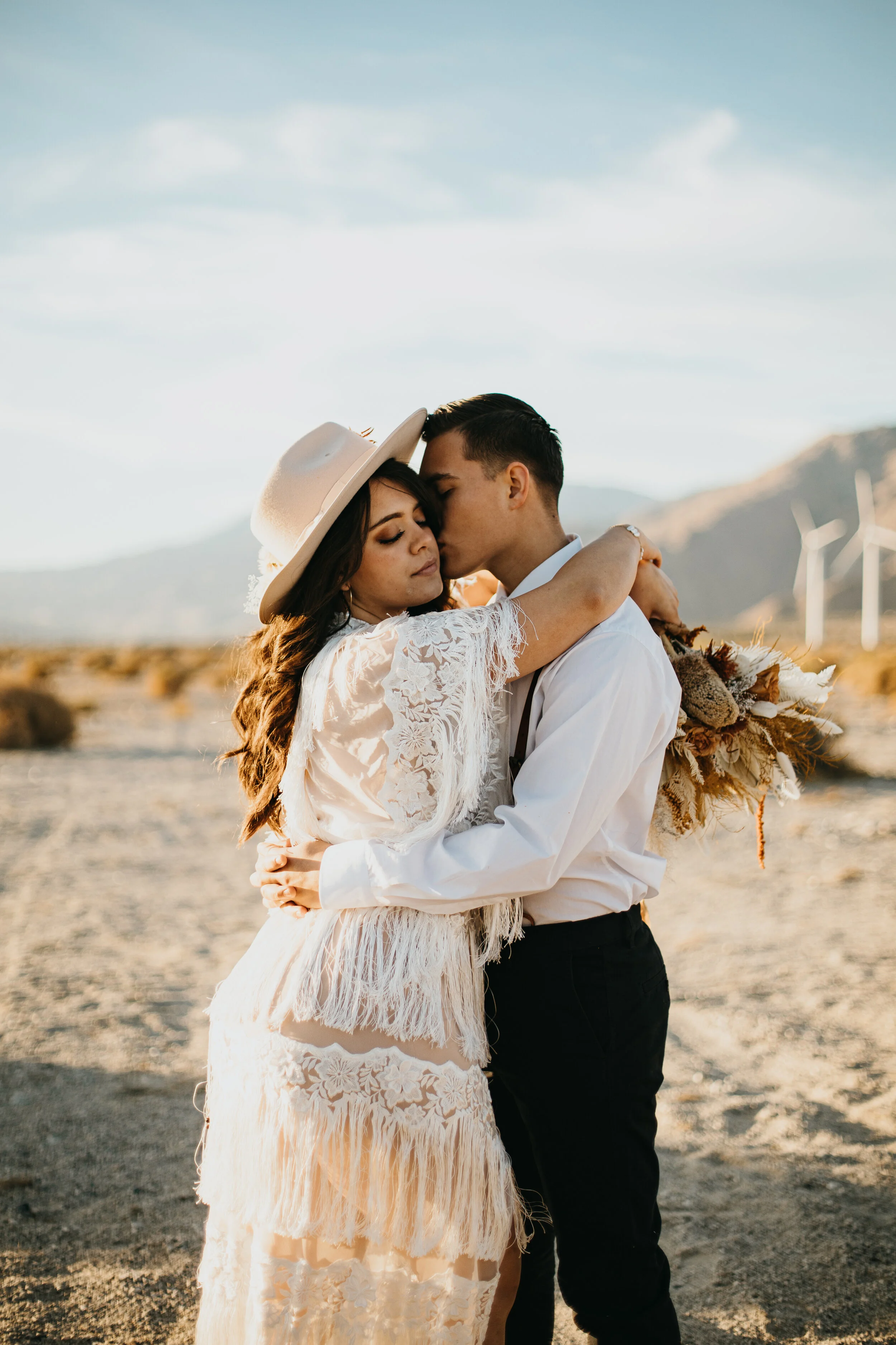 Palm Springs Windmills Elopement Photo Inspiration