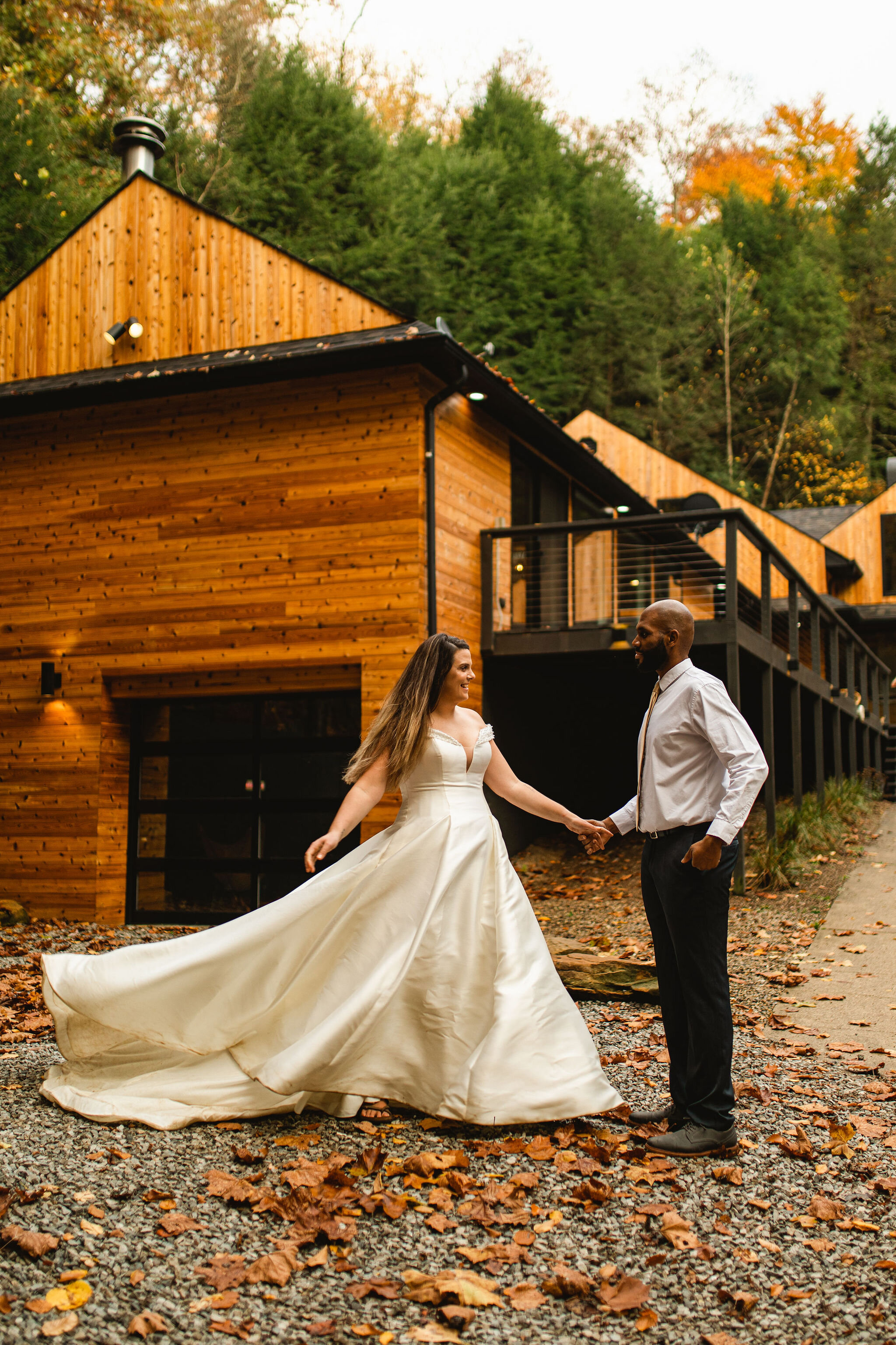 Cabin Airbnb Elopement Inspiration Photos