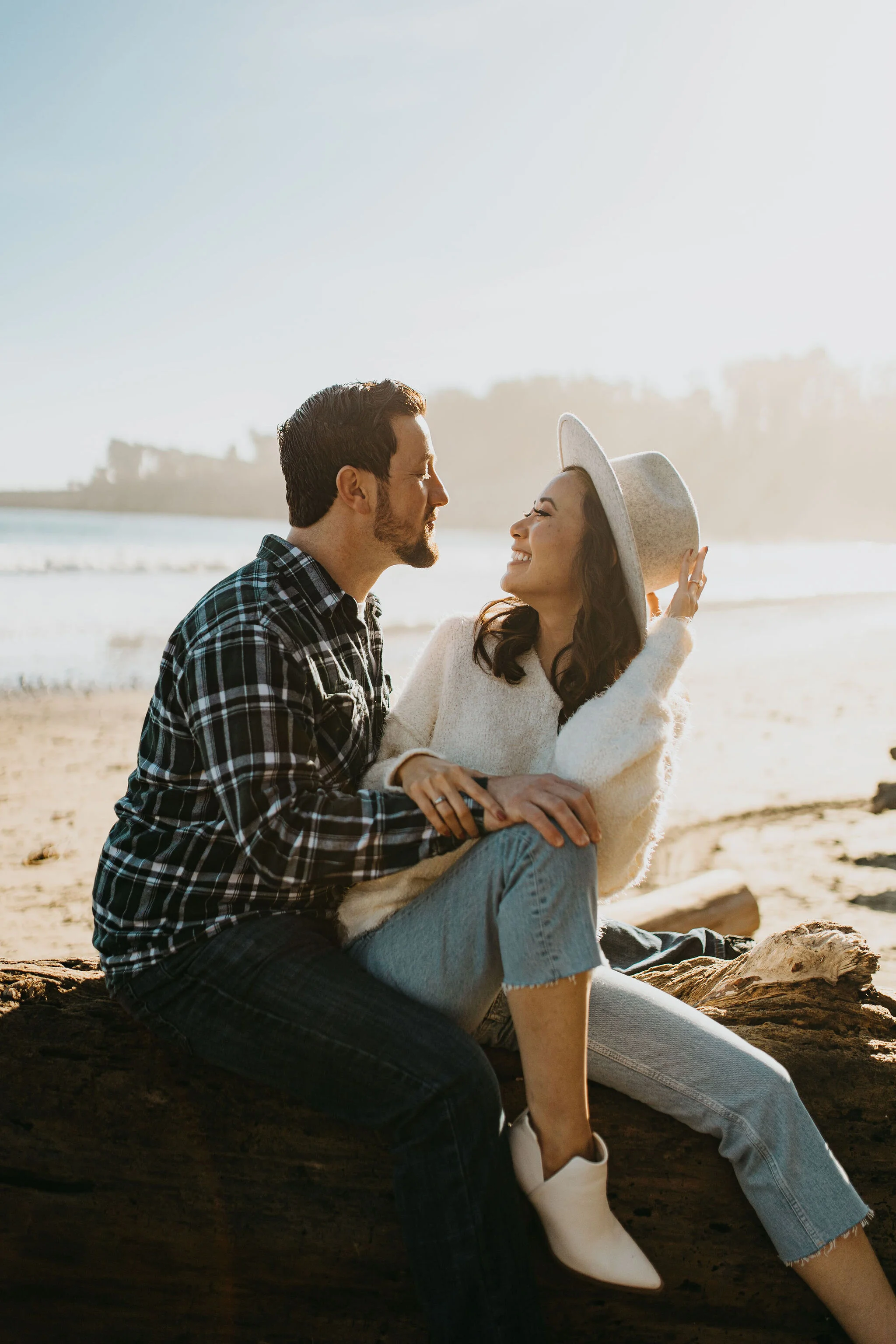 Beach Engagement Photography