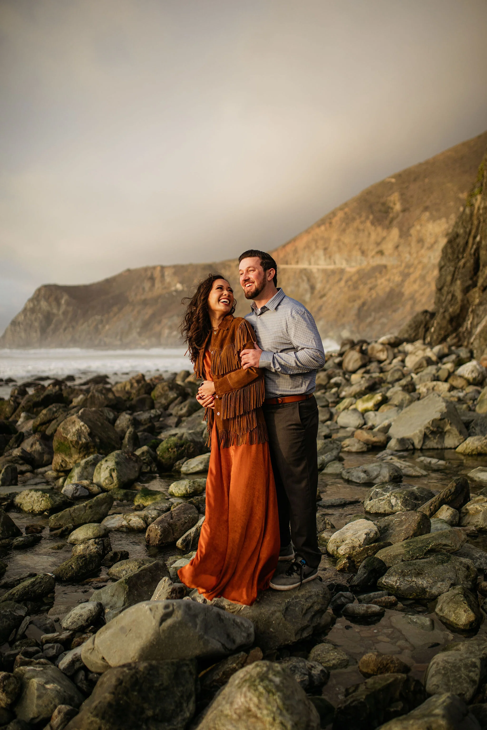 Cambria, California Sunset Engagement Photos