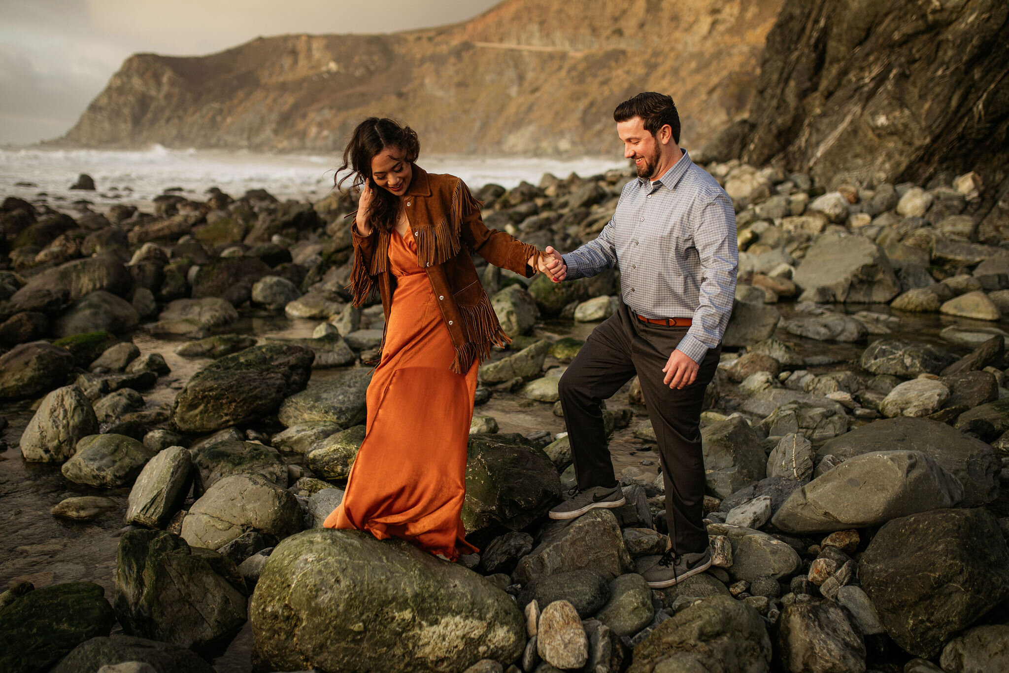 Unique Beach Engagement Pictures