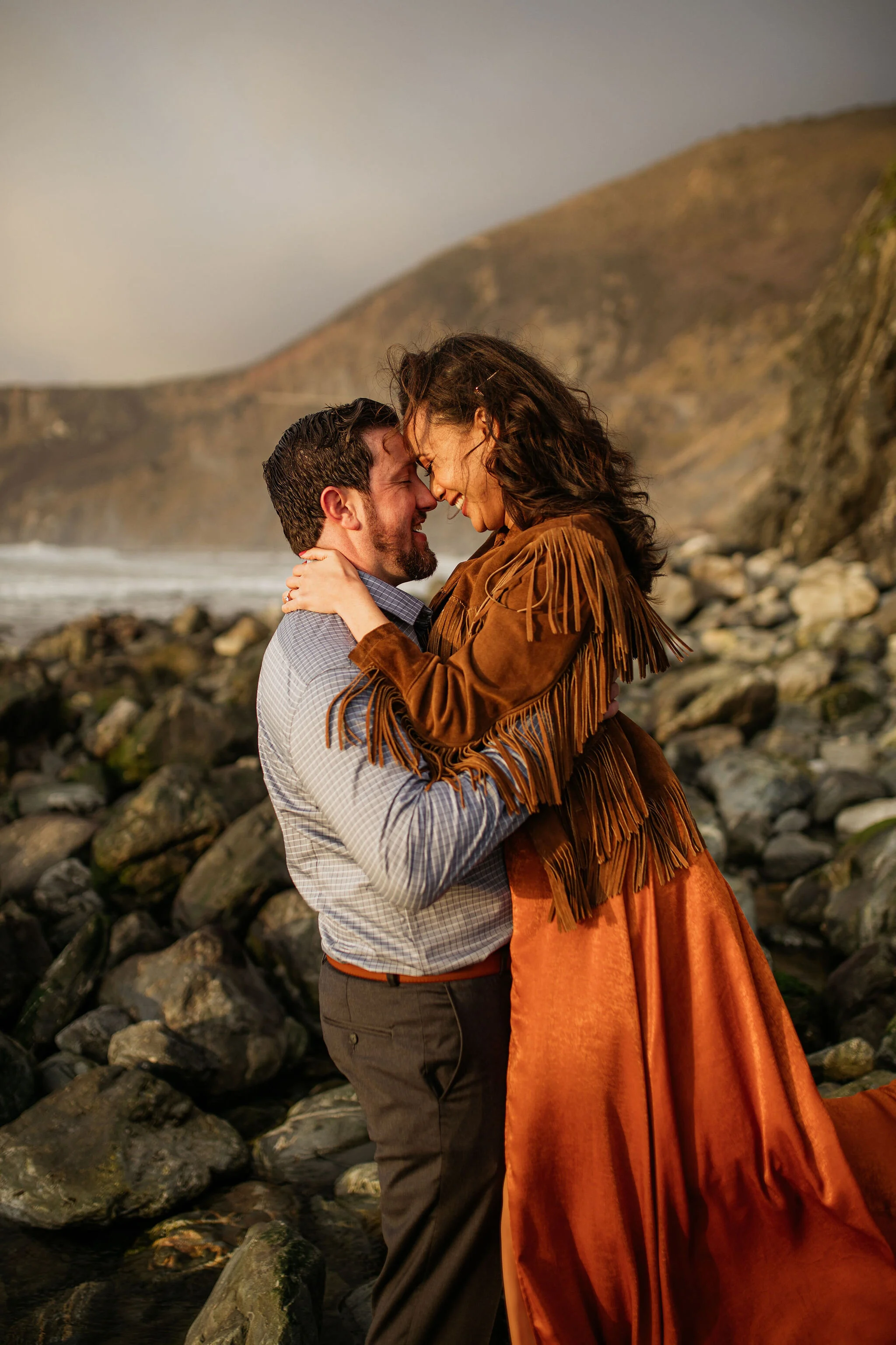 Sunset Beach Engagement Photographer