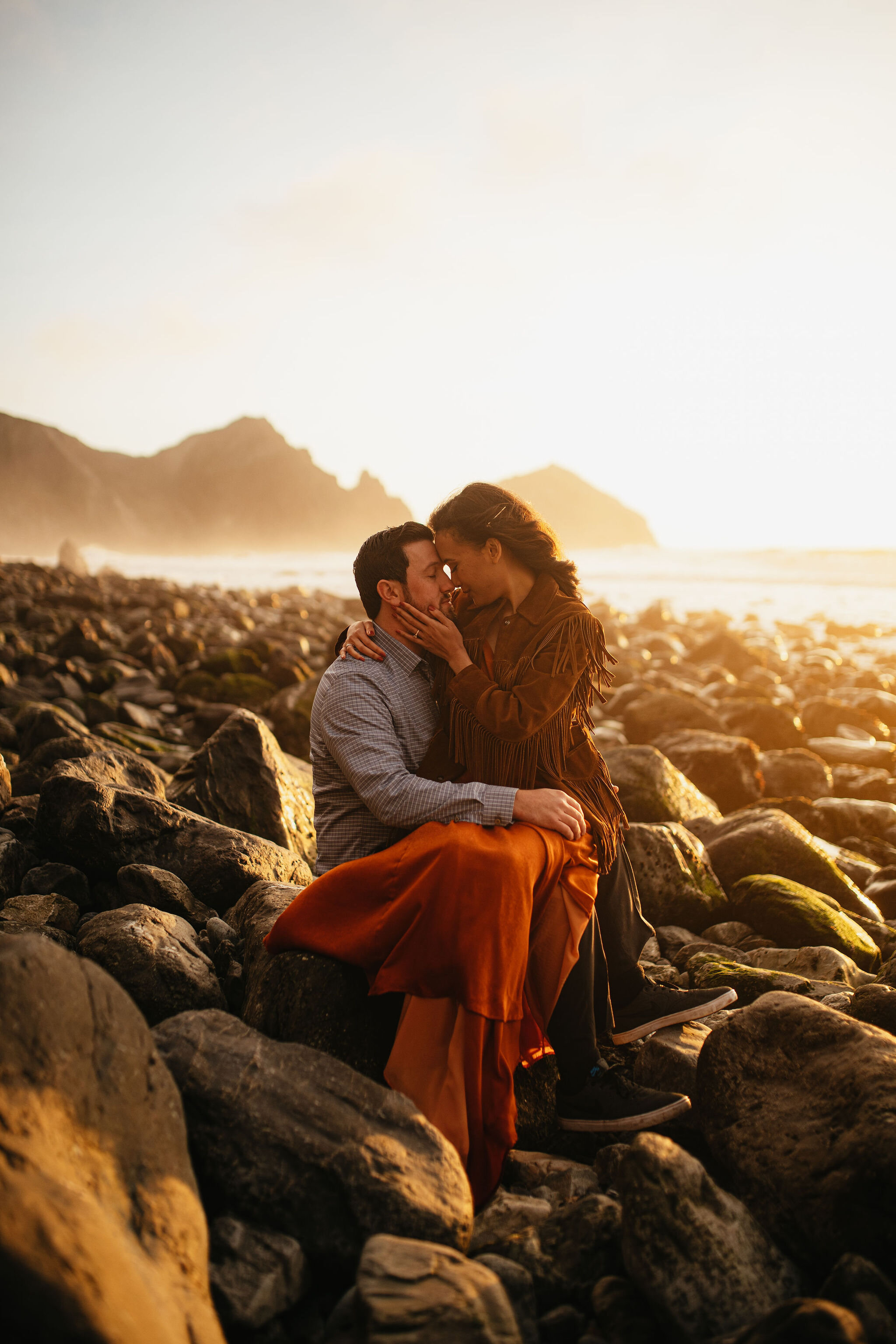 Big Sur is a beautiful place for your engagement photos!