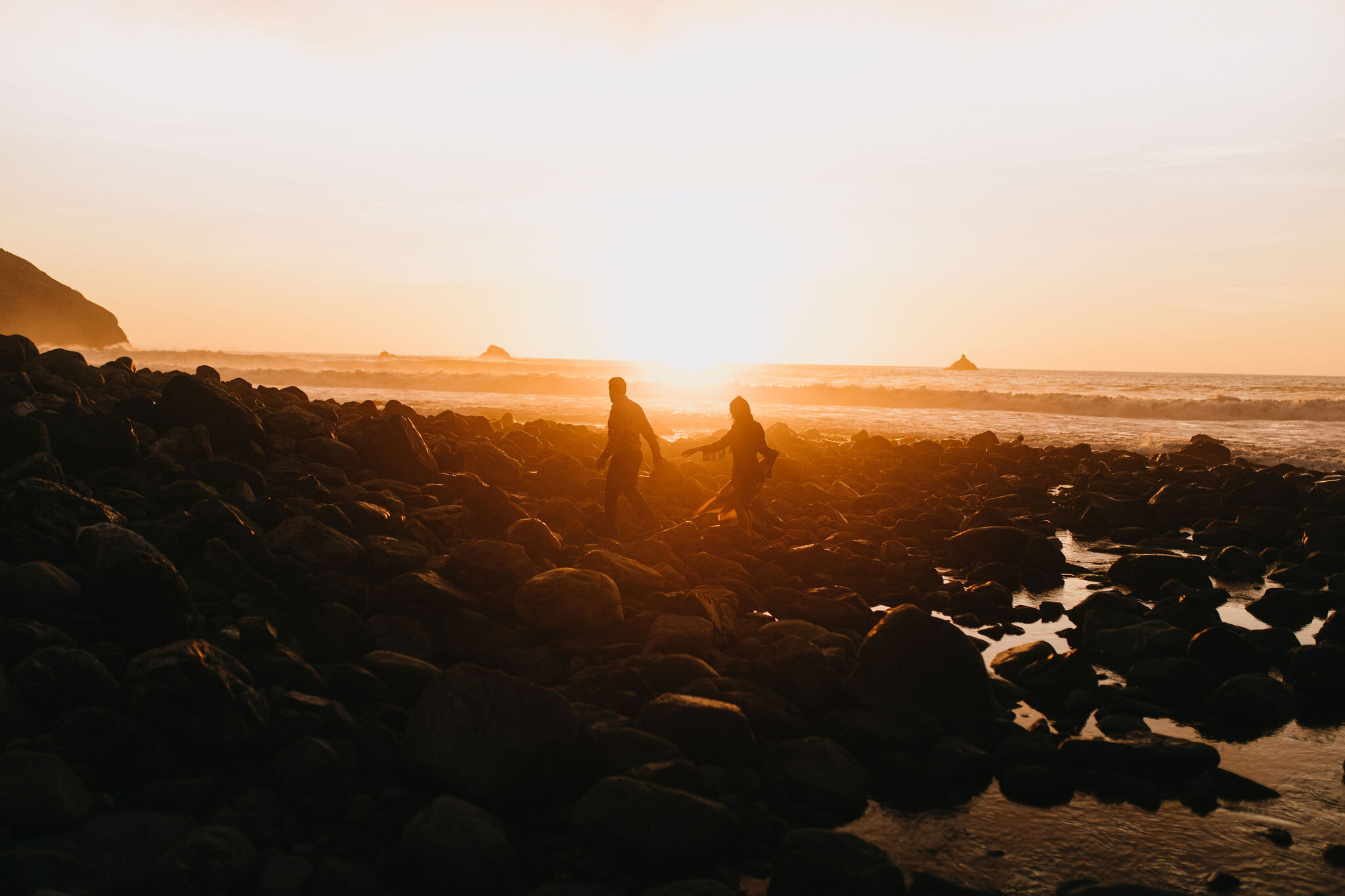 Big Sur Sunset Couples Photography