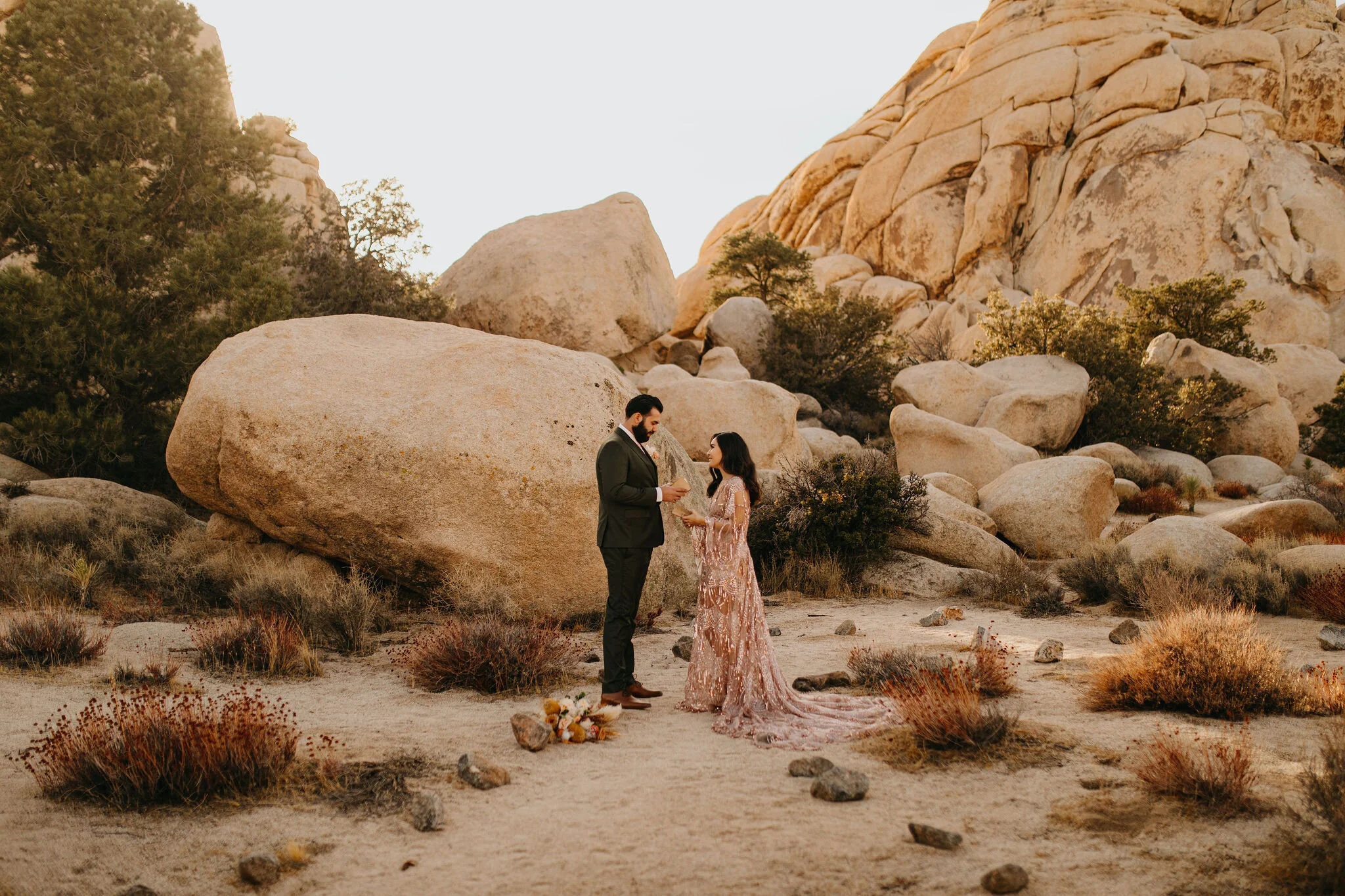 Joshua Tree National Park, California Elopement Photos