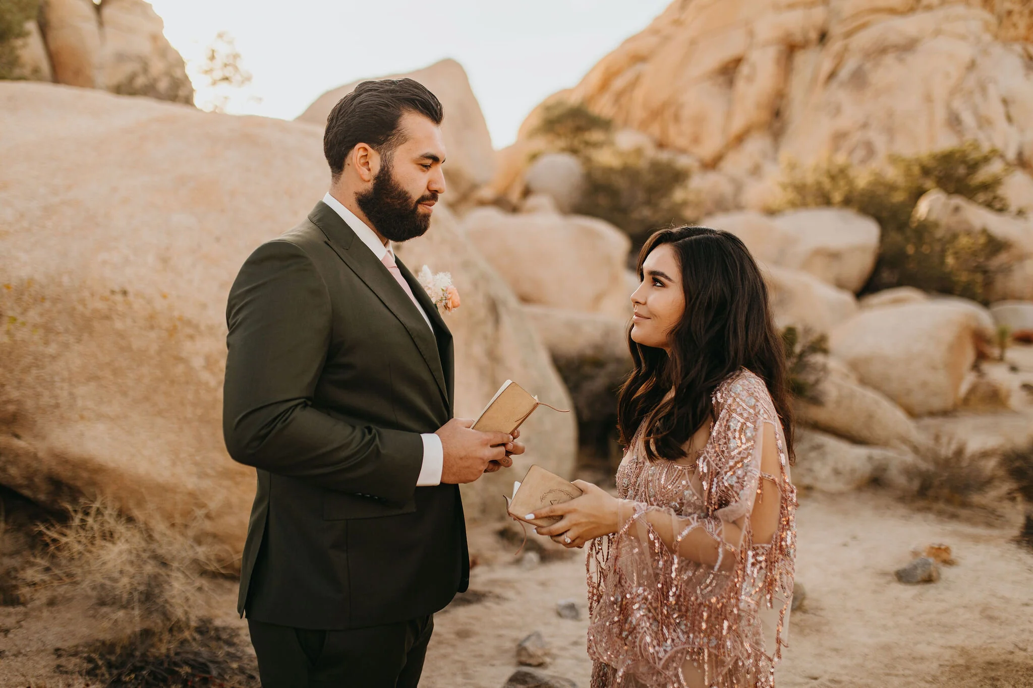 Joshua Tree National Park, California Elopement Photos