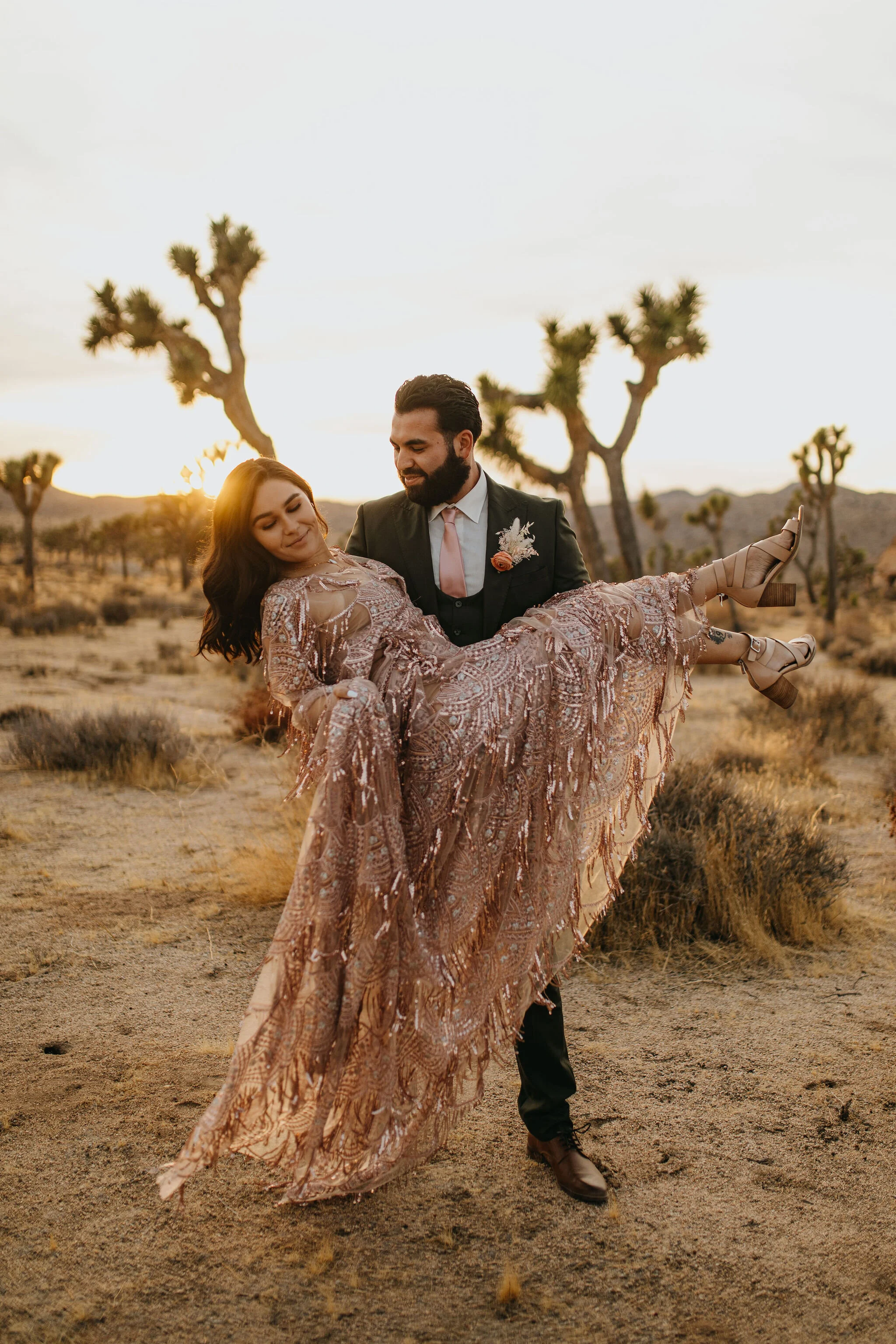 Joshua Tree National Park, California Elopement Photos