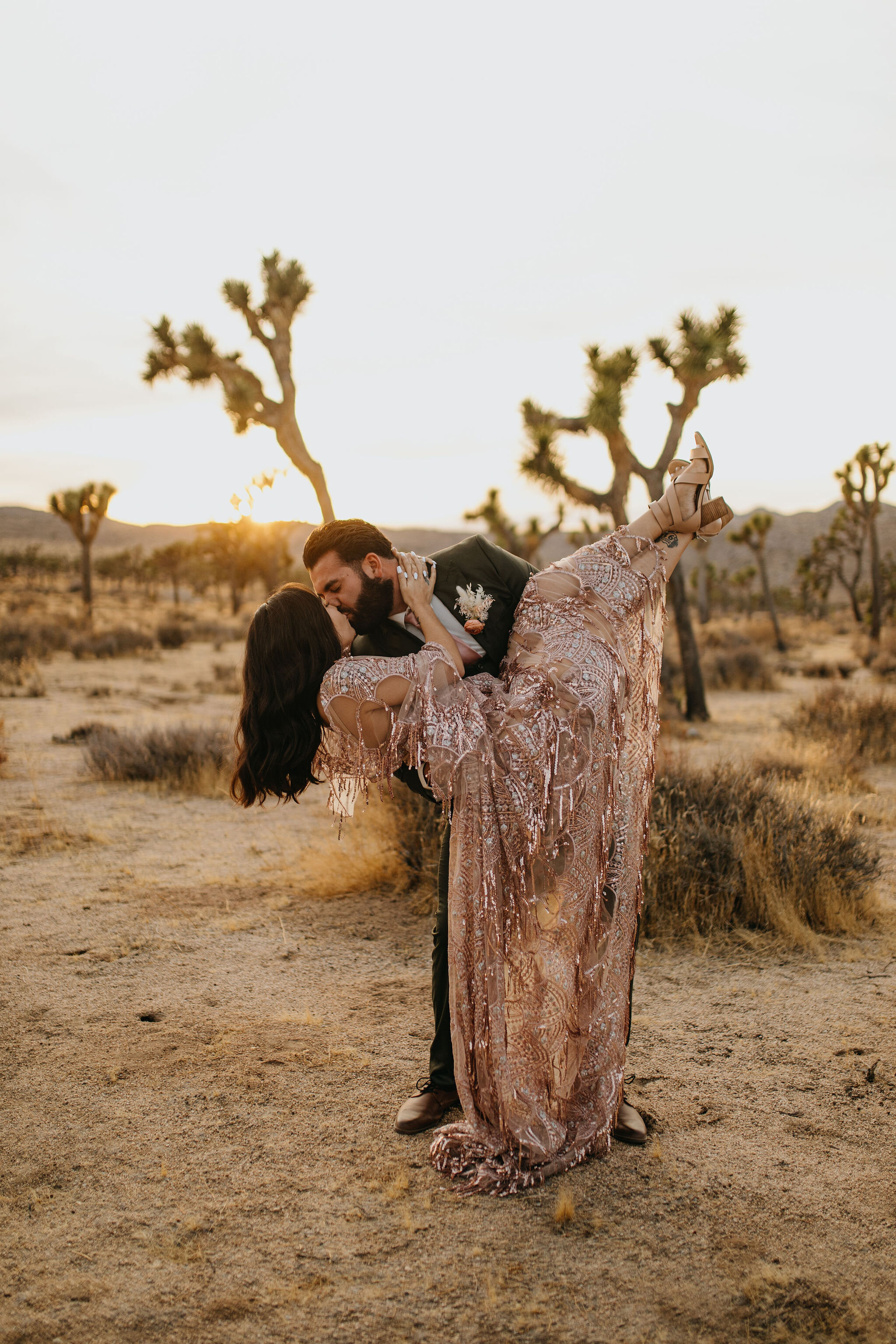Joshua Tree National Park, California Elopement Photos