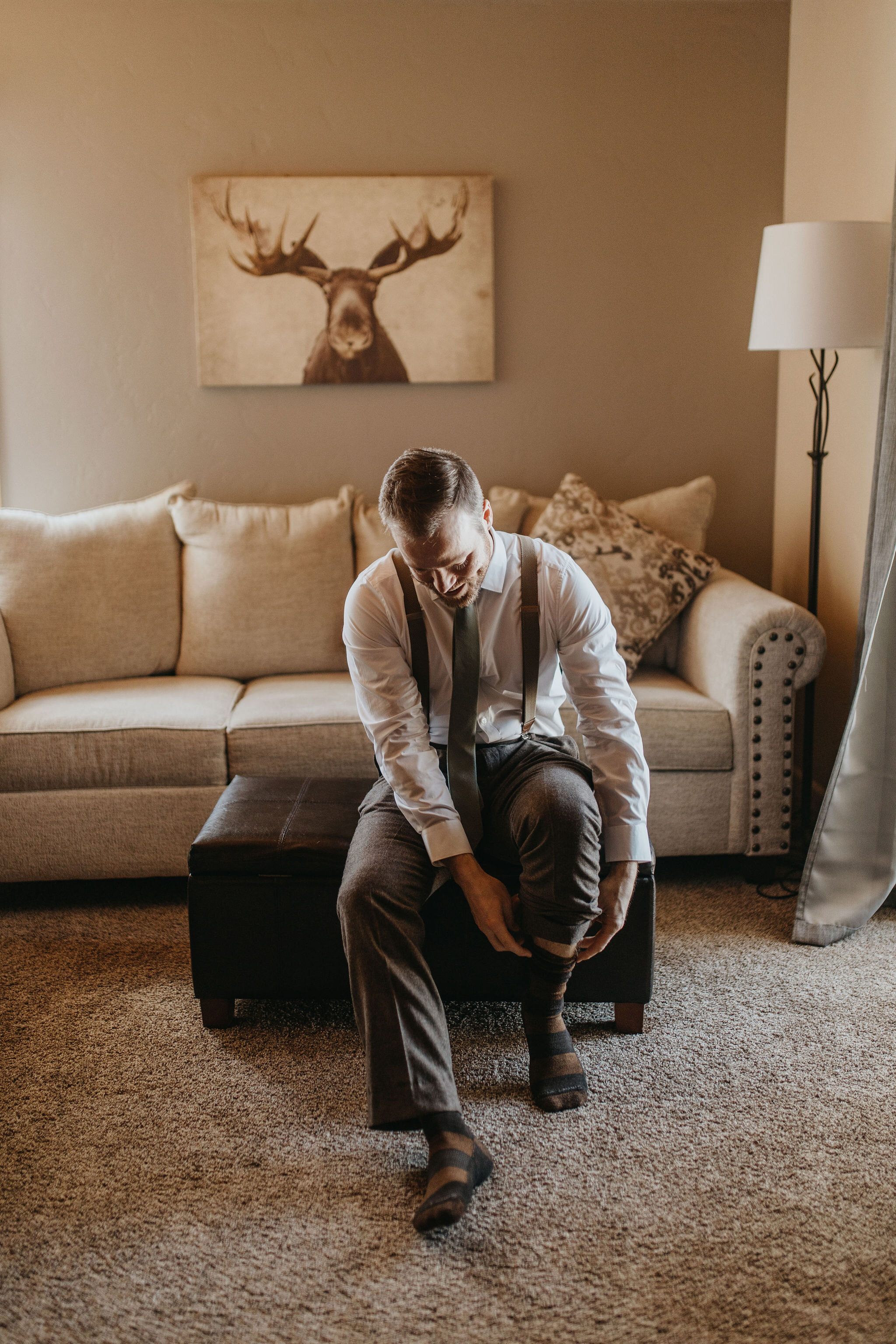 Self Solemnized Winter Colorado Skiing Elopement