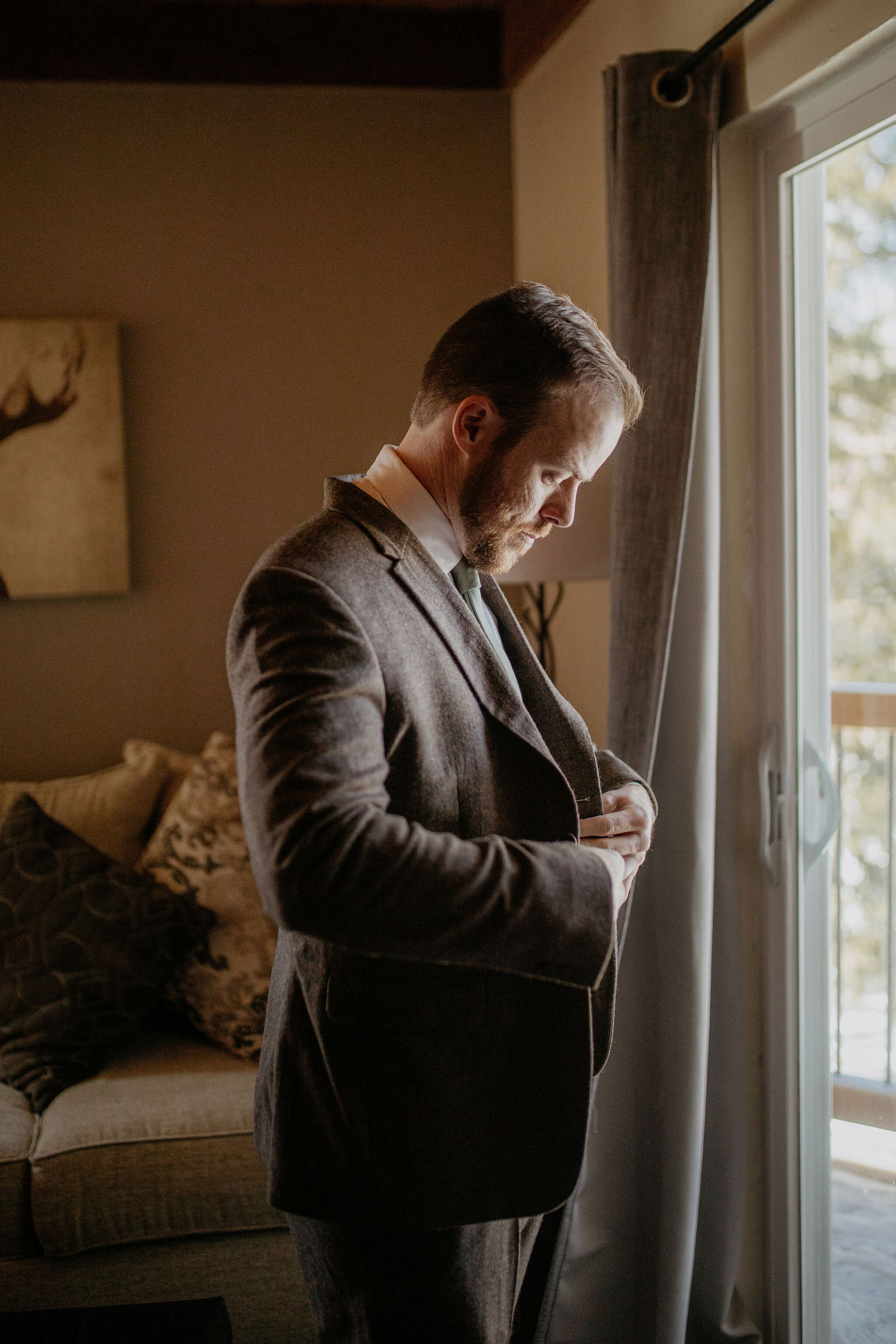 Self Solemnized Winter Colorado Skiing Elopement