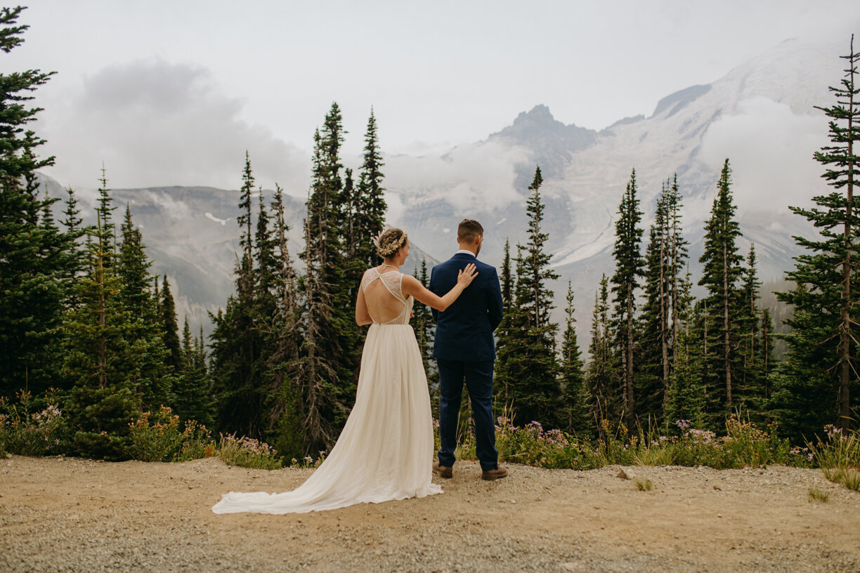 Mount Rainier National Park Elopement Photos