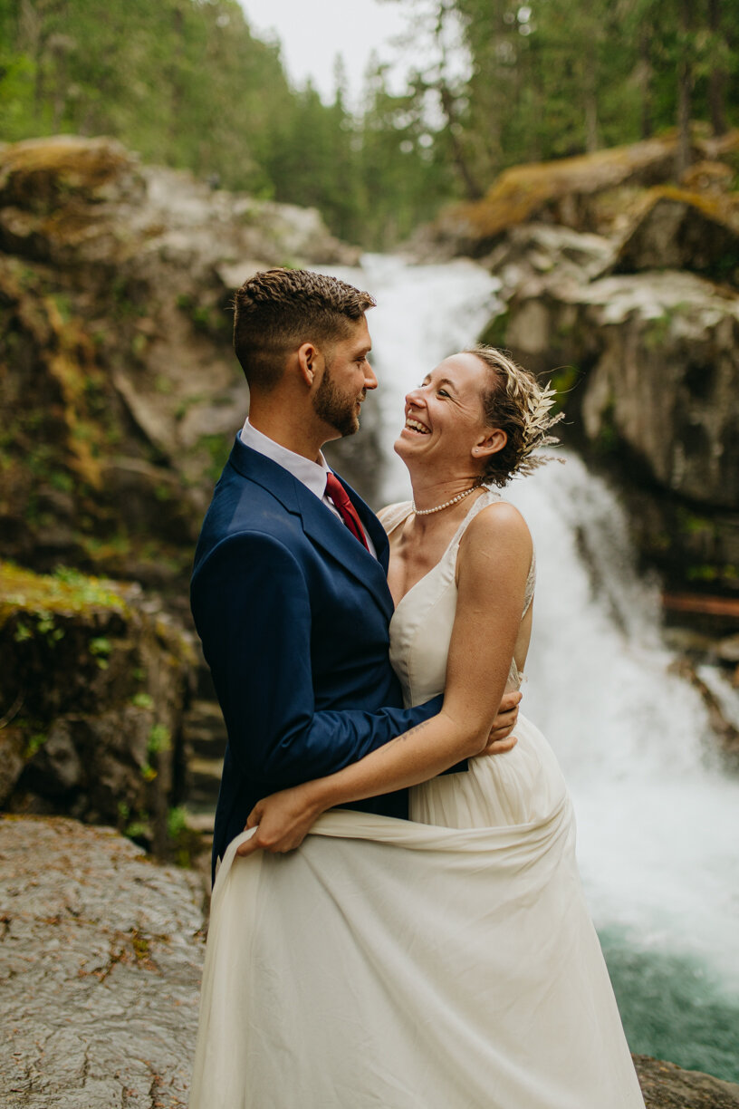 Mount Rainier National Park Elopement Photos