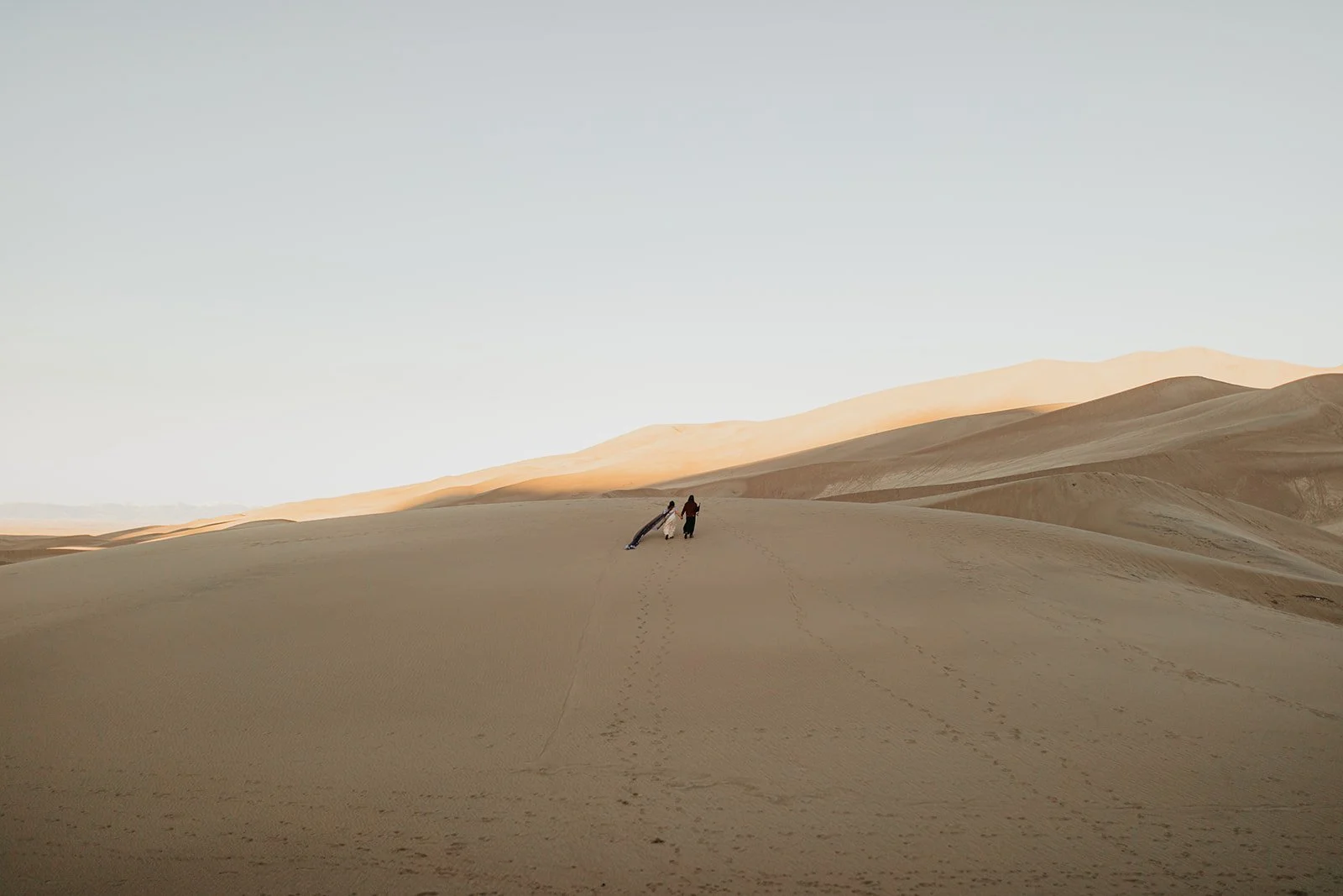 Sunrise Great Sand Dunes National Park Elopement Ceremony by Colorado Elopement Photographer Adventure For Love