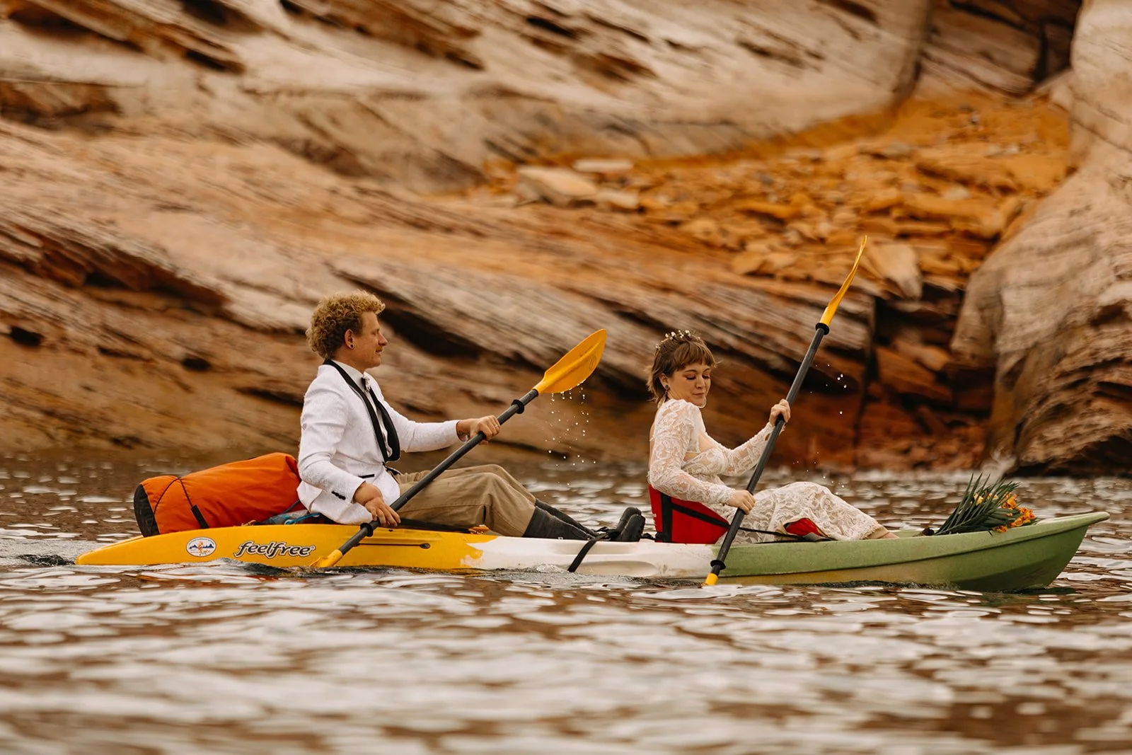 Lake Powell Kayaking Elopement