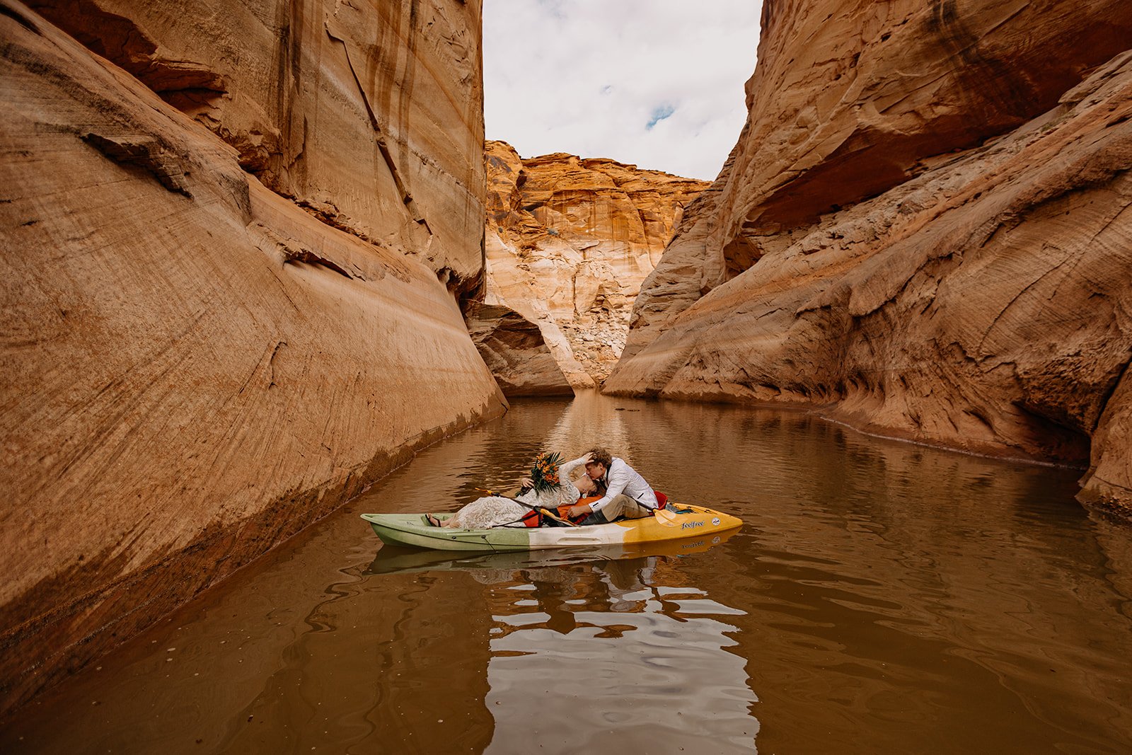 Lake Powell Kayaking Elopement